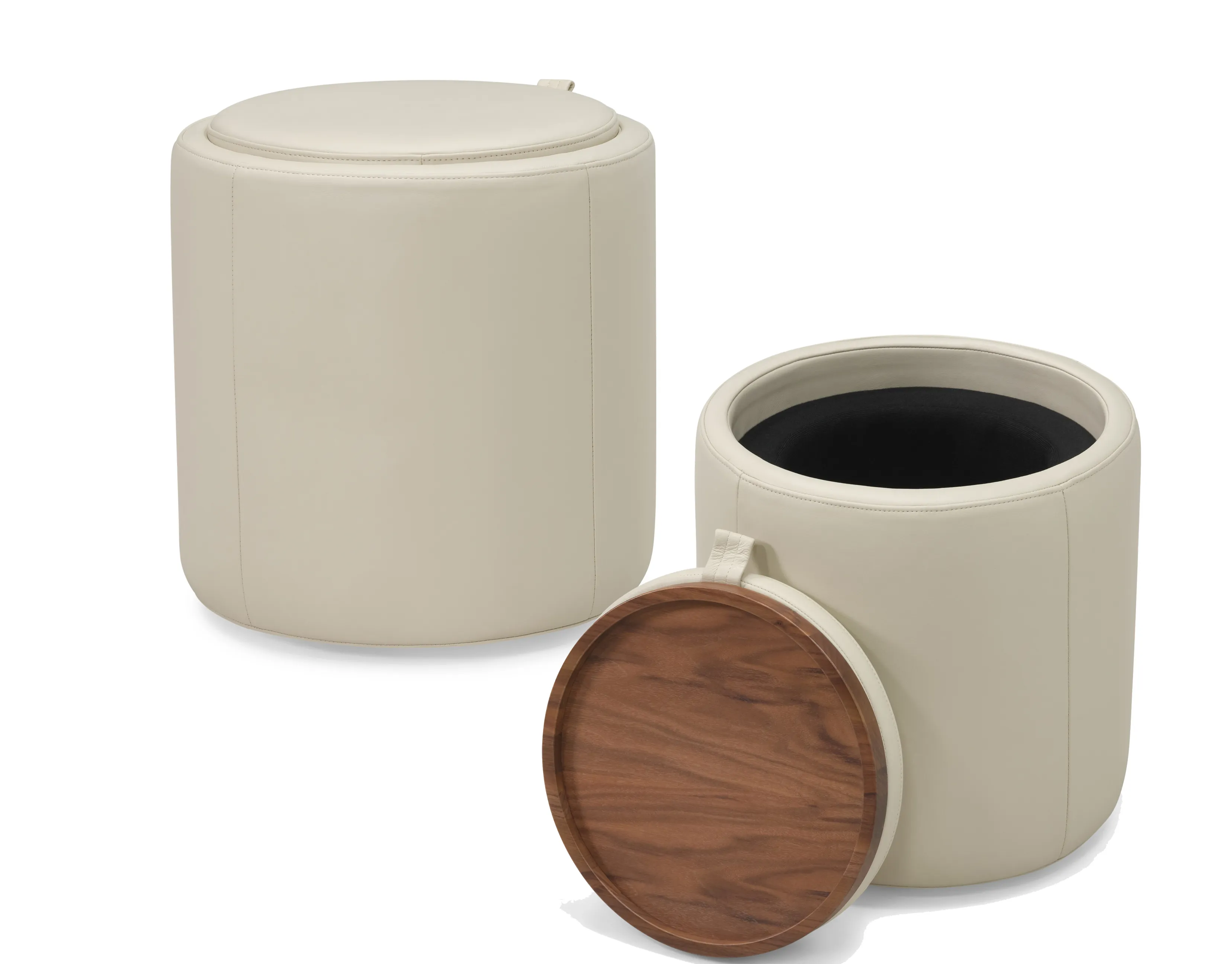 Mingle 77004-D4 Oval Ottoman with Wood Top and Storage 17" (+200 colors) 1 Mingle 77004-D4 Oval Ottoman with Wood Top and Storage 17" (+200 colors)