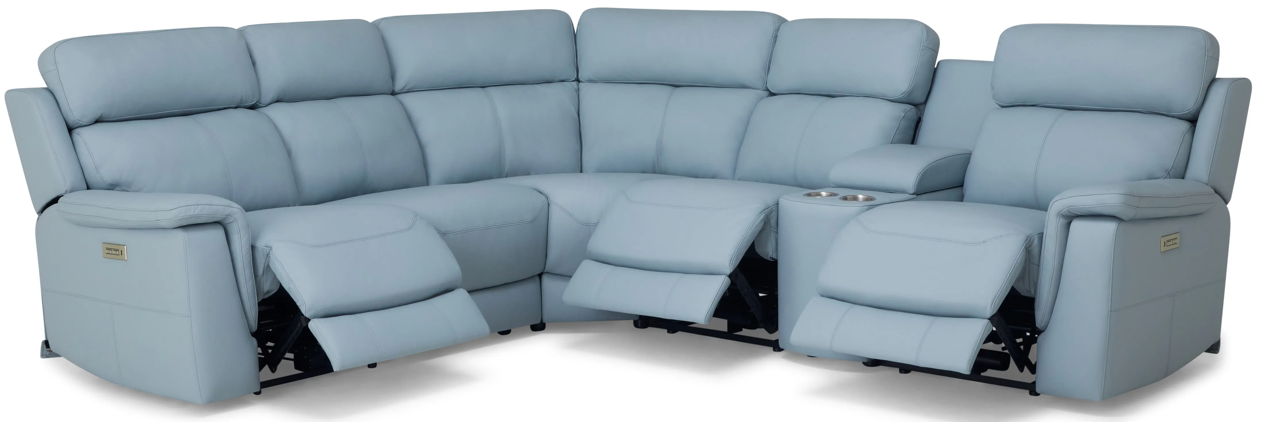 Henry 41051 Power Headrest Power Reclining Sectional (+100 leathers) 2 Henry 41051 Power Headrest Power Reclining Sectional (+100 leathers)