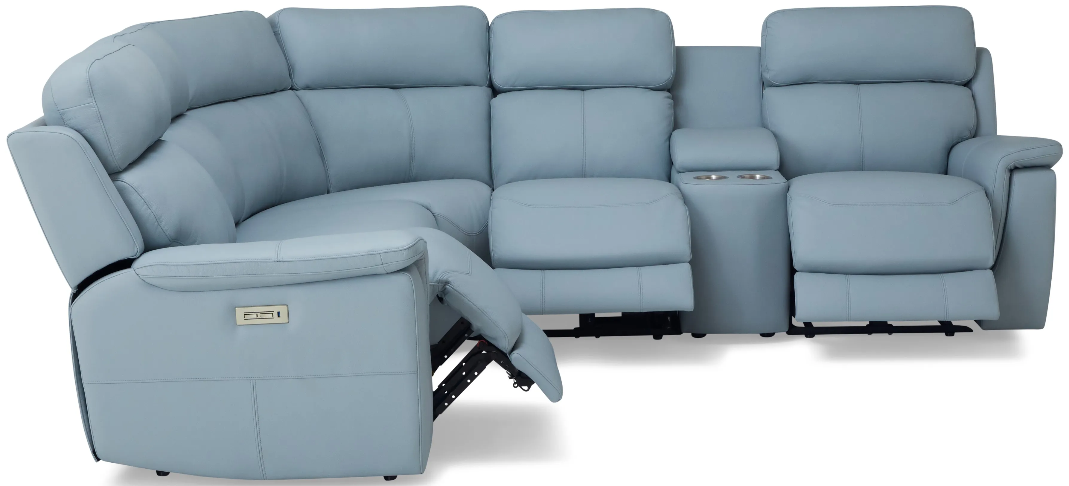 Henry 41051 Power Headrest Power Reclining Sectional (+100 leathers) 5 Henry 41051 Power Headrest Power Reclining Sectional (+100 leathers)