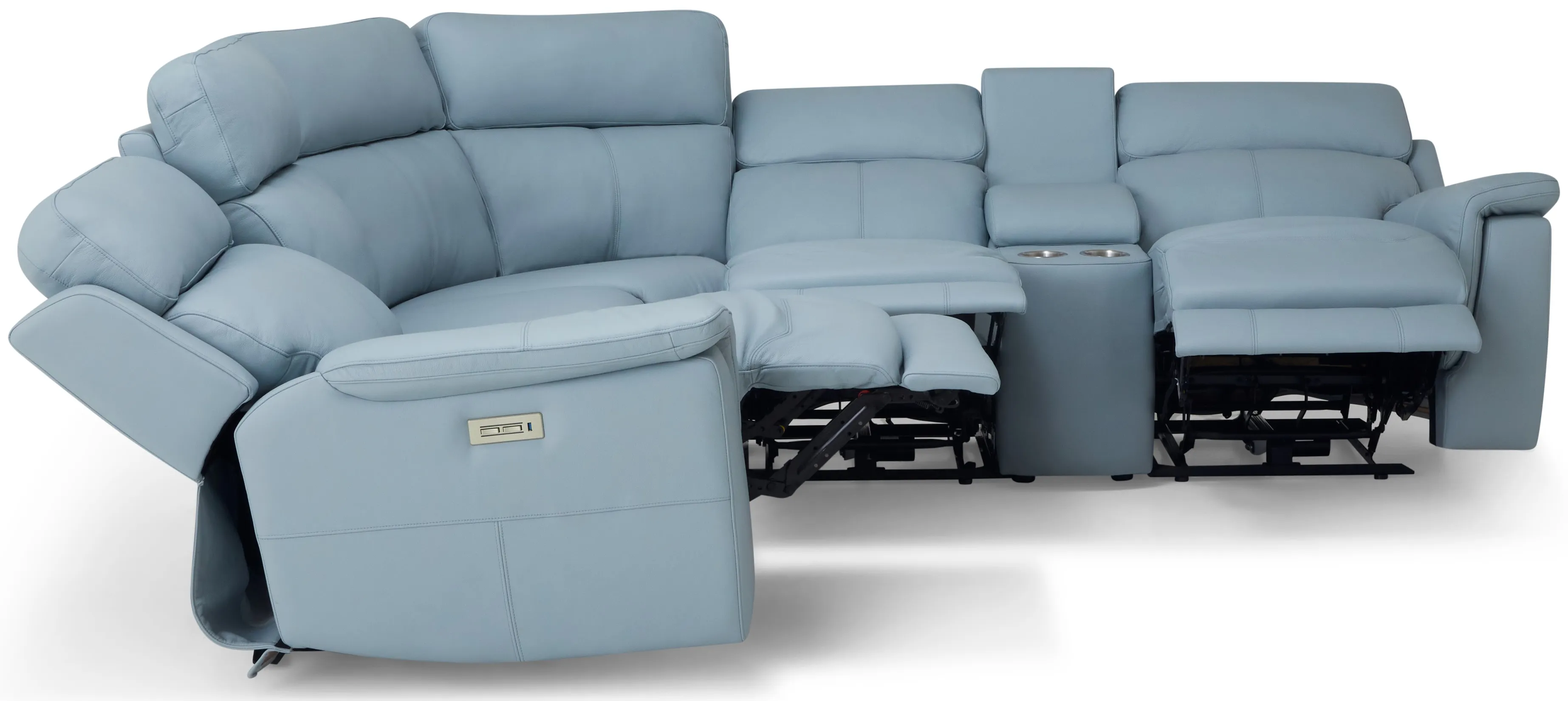 Henry 41051 Power Headrest Power Reclining Sectional (+100 leathers) 6 Henry 41051 Power Headrest Power Reclining Sectional (+100 leathers)