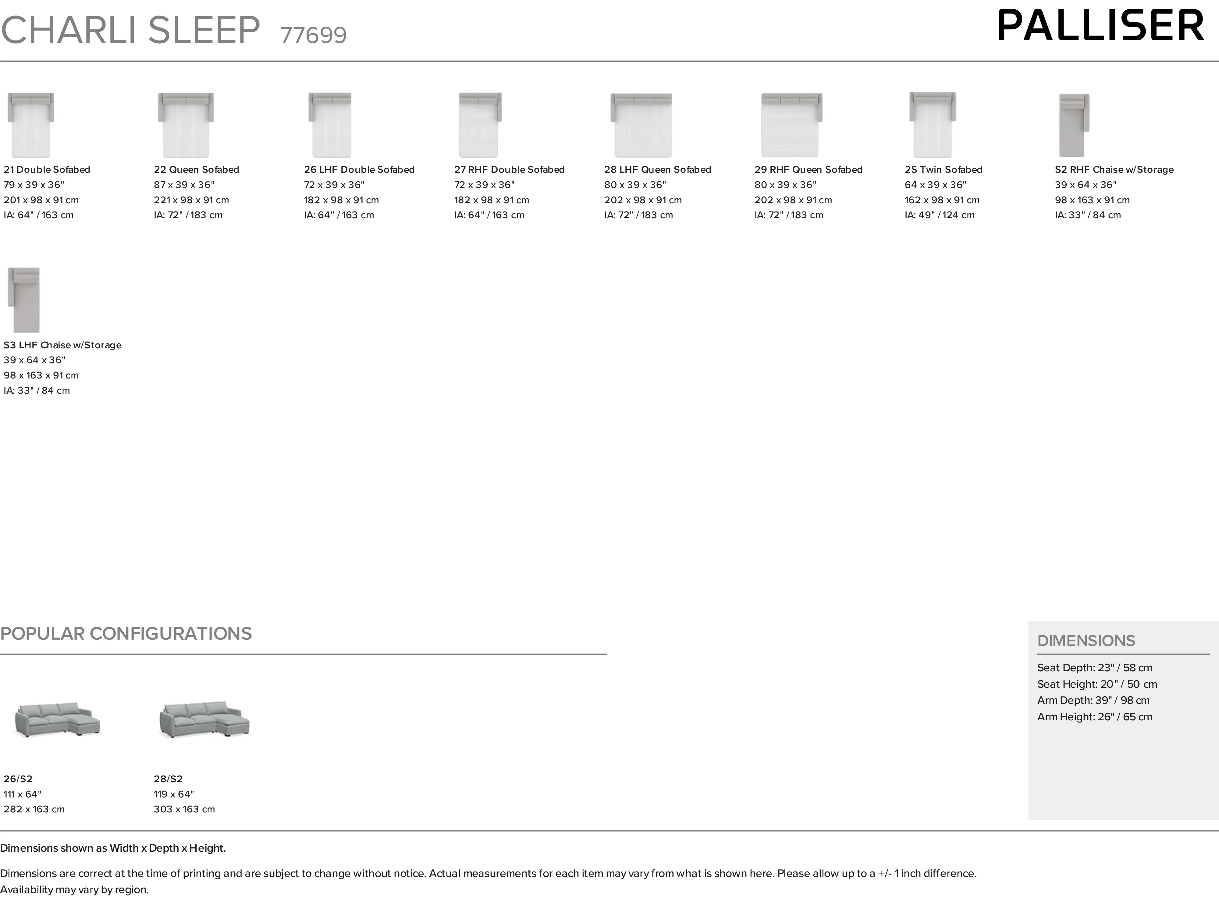 Charli 77747 Sleeper (twin, full or queen size) +100 leathers 9 Charli 77747 Sleeper (twin, full or queen size) +100 leathers