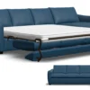 Charli 77747 Chaise Sleeper Sectional (full or queen) +100 leathers
