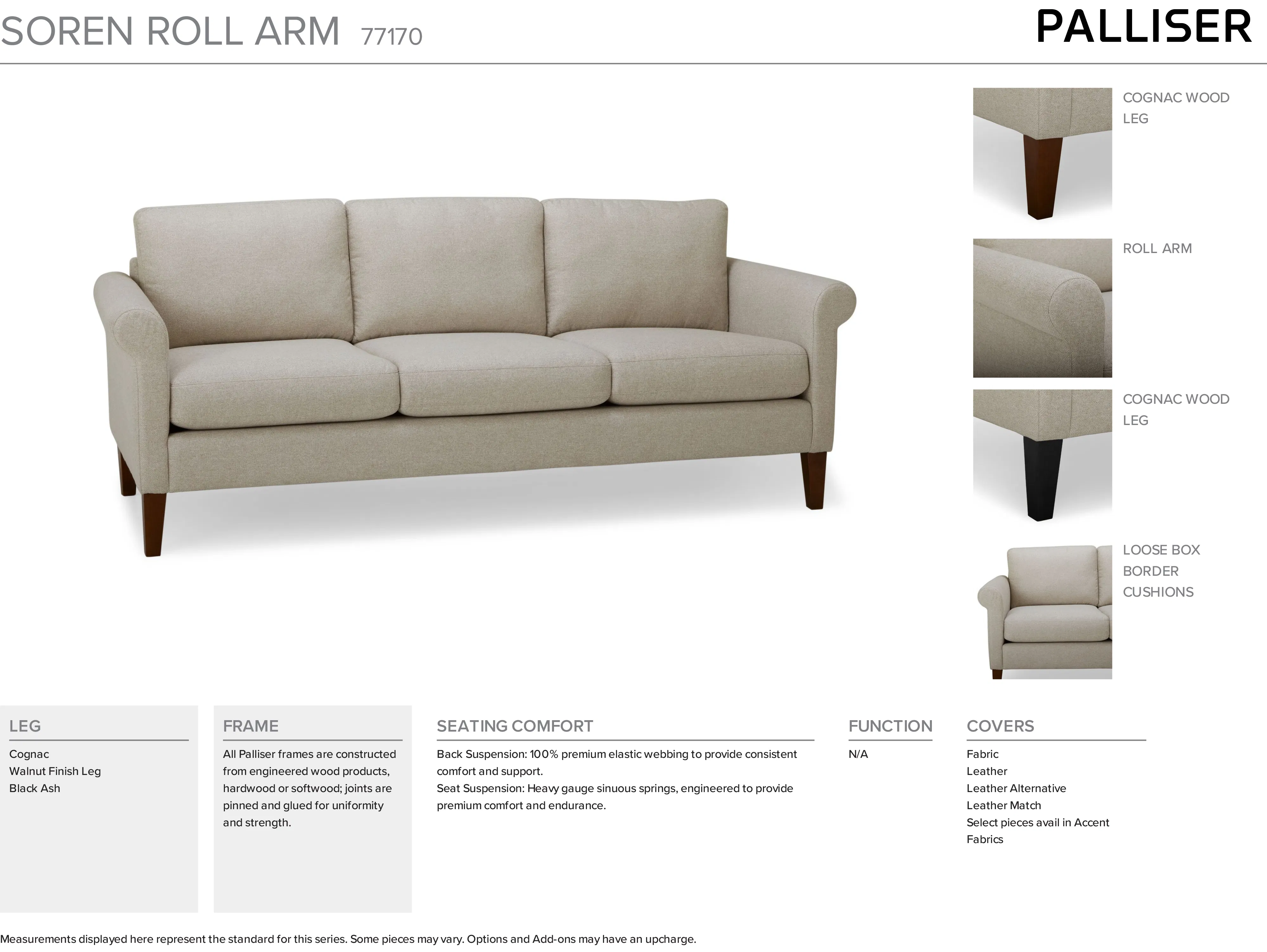 Soren 77170 Pushback Recliner (+50 fabrics) 12 Soren 77170 Pushback Recliner (+50 fabrics)