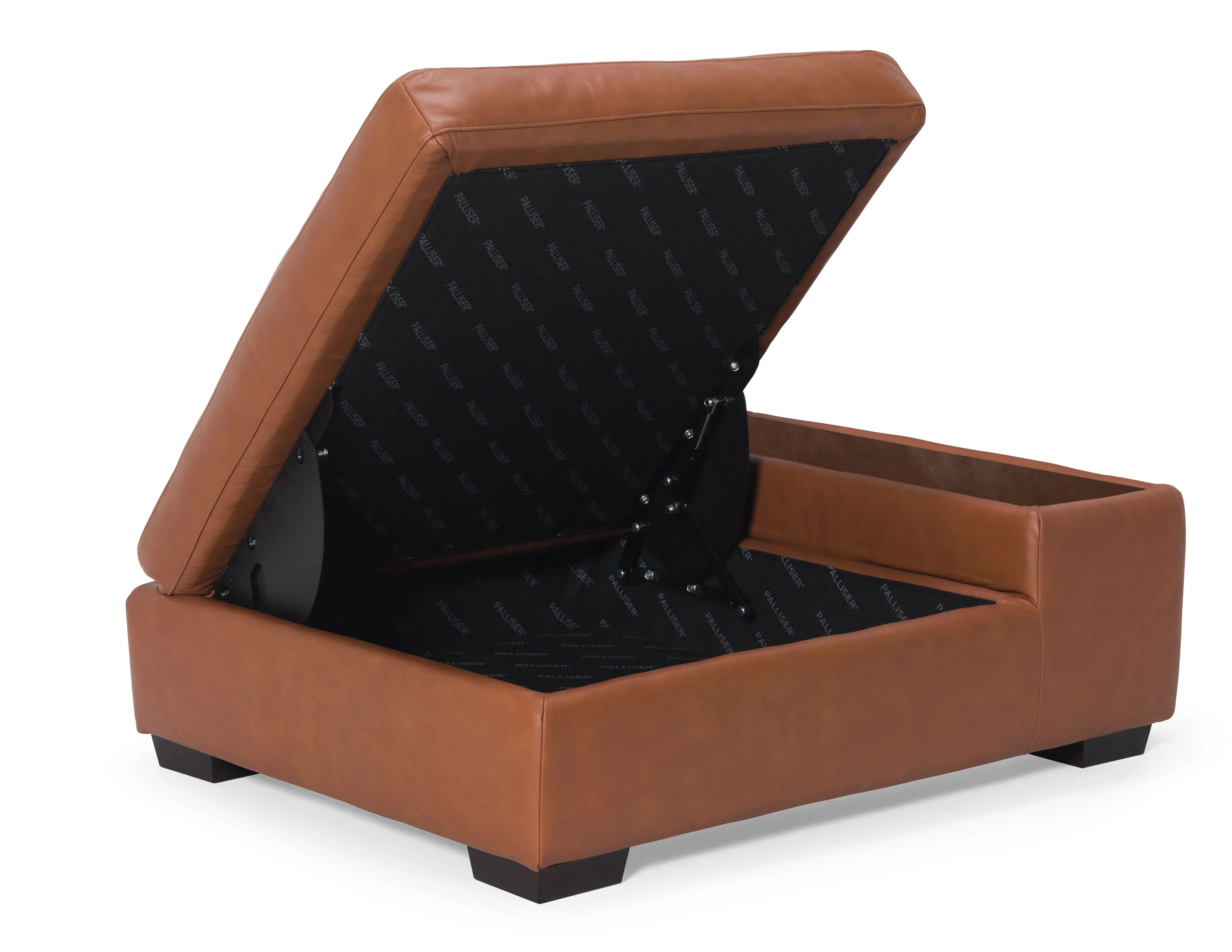Madison Leather Storage Ottoman with Table Top 46" x 36" (+100 leathers) 4 Madison Leather Storage Ottoman with Table Top 46" x 36" (+100 leathers)
