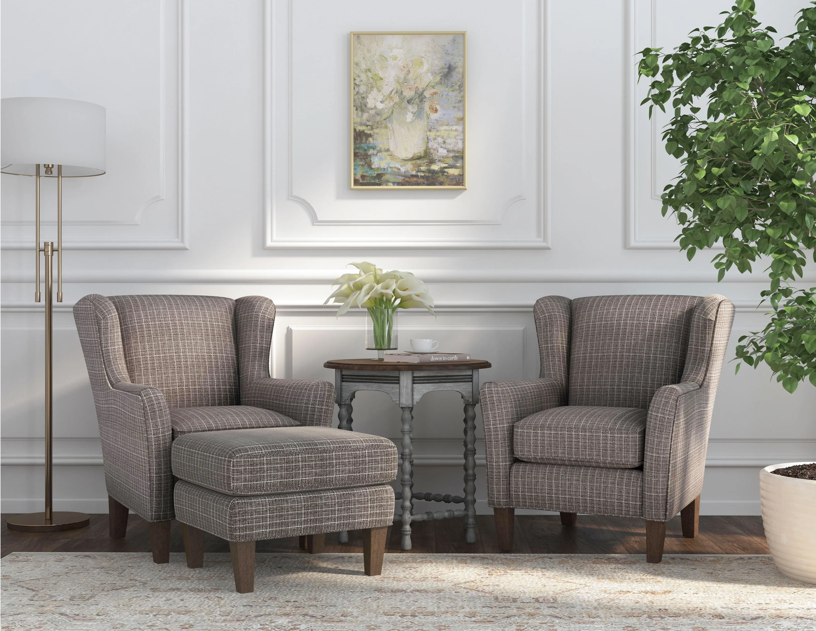 Ace Wing Chair (+100 fabrics) 7 Ace Wing Chair (+100 fabrics)