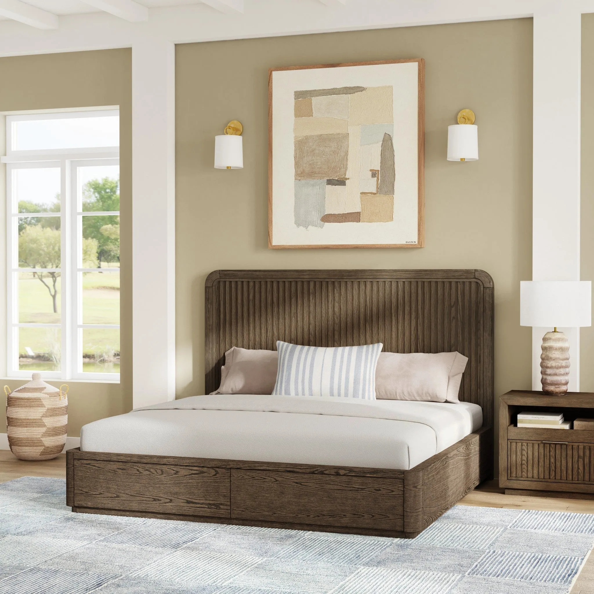 Athens King Panel Storage Bed 2 Athens King Panel Storage Bed