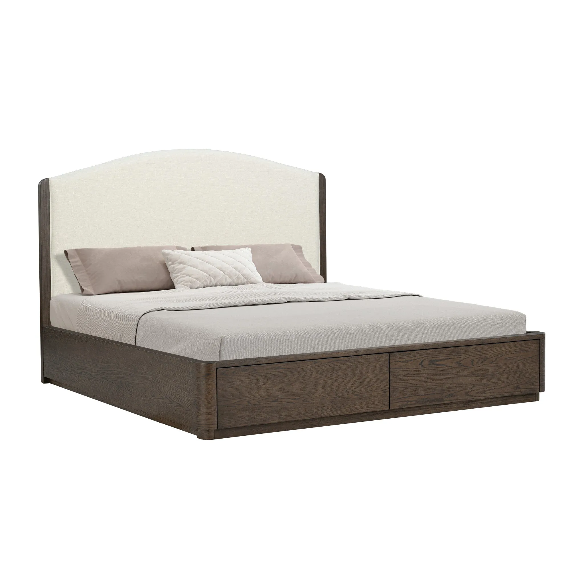 Athens King Upholstered Storage Bed