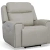 Barnett Power Recliner with Power Headrest and Lumbar (Ice leather) 49 Barnett Power Recliner with Power Headrest and Lumbar (Ice leather)