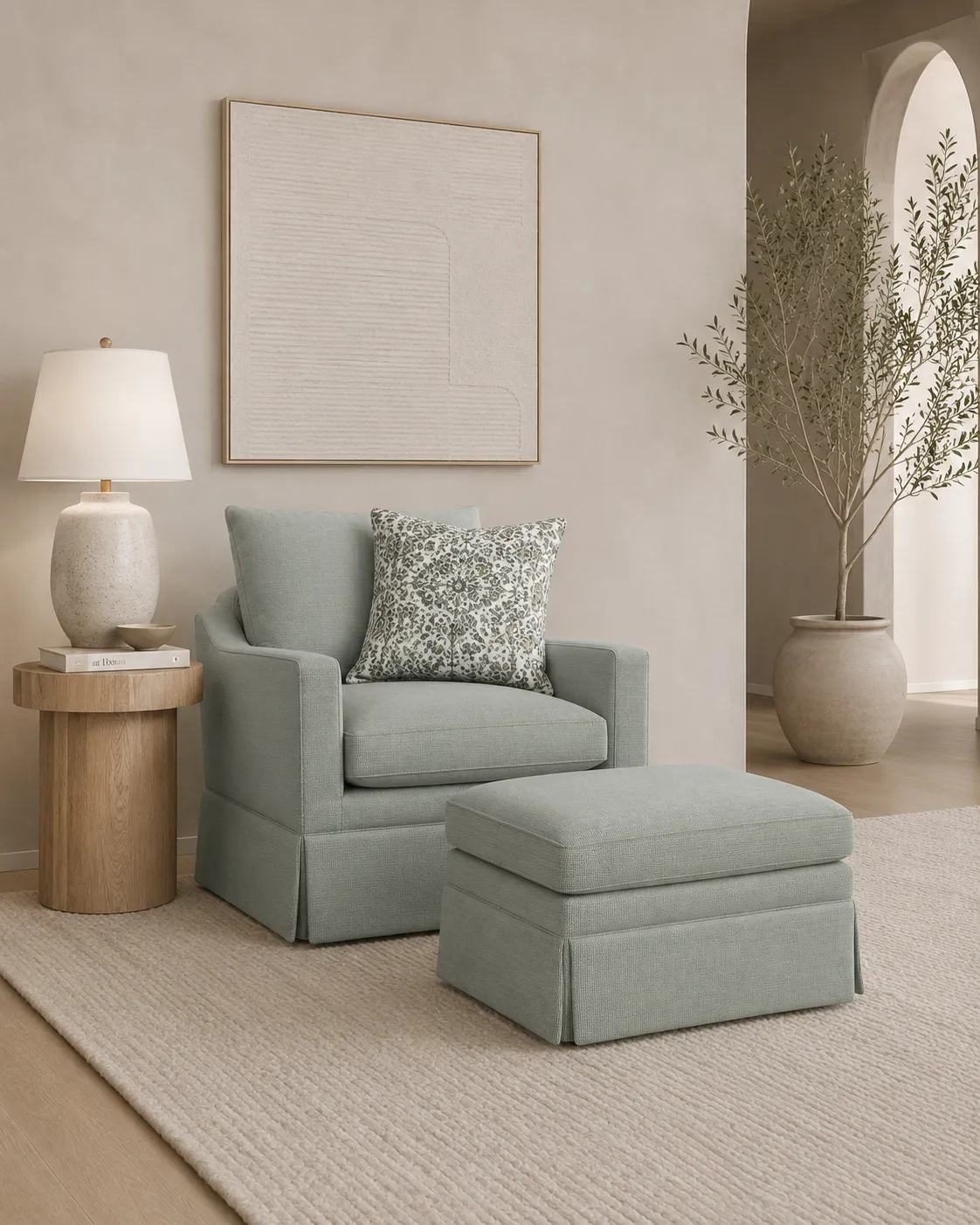 Eleanora 85" or 98" Skirted Sofa (+90 fabrics) 7572 16 Eleanora 85" or 98" Skirted Sofa (+90 fabrics) 7572