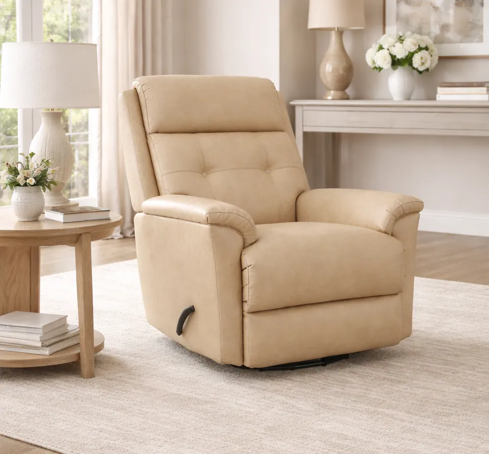 Sophisticated 3424 Swivel Glider Leather Recliner (+30 leathers) 4 Sophisticated 3424 Swivel Glider Leather Recliner (+30 leathers)
