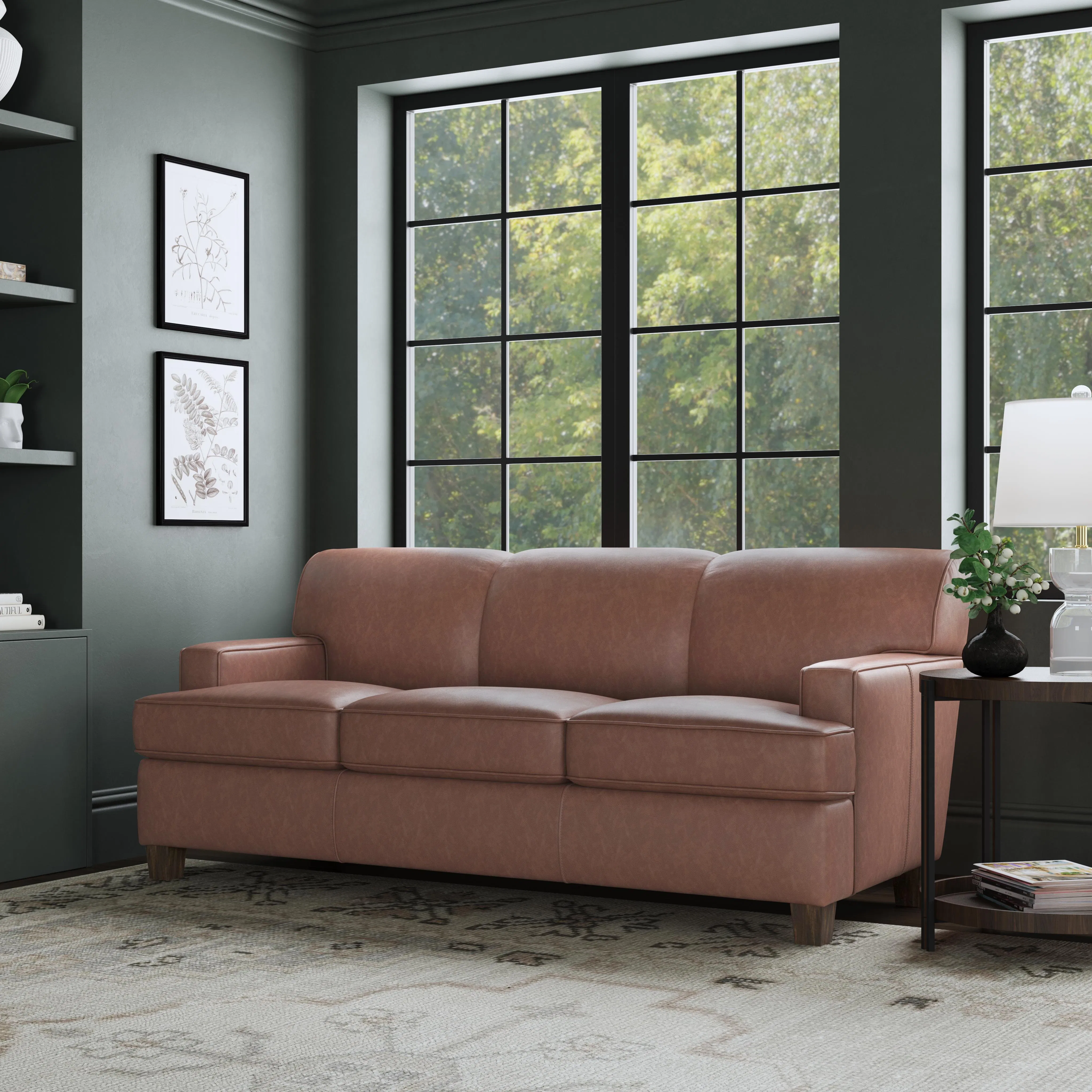 Dempsey 3641 Leather Sofa (80") +50 leathers 4 Dempsey 3641 Leather Sofa (80") +50 leathers