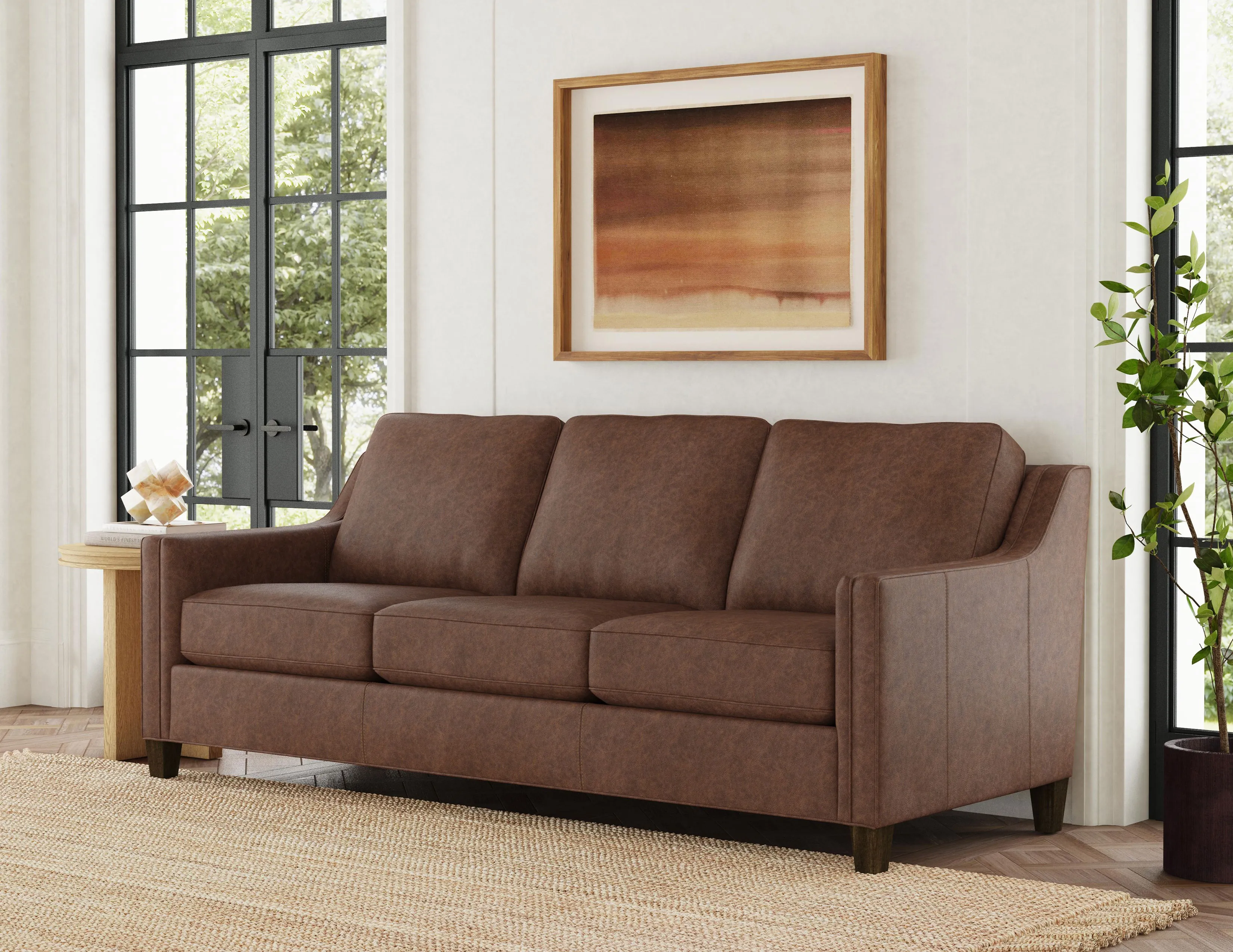 Finley 88" Leather Sofa (+40 leathers) 5 Finley 88" Leather Sofa (+40 leathers)