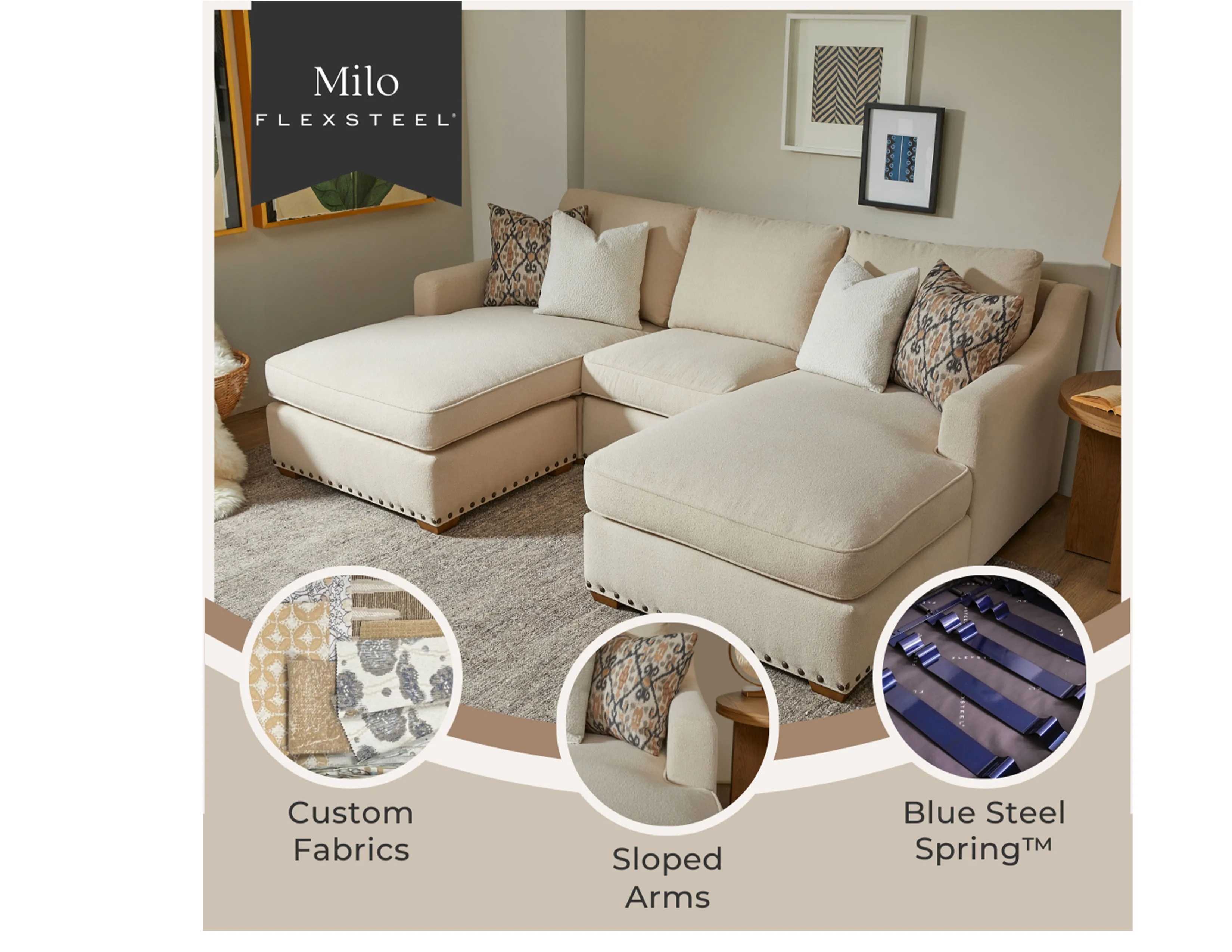 Milo 7050 Stationary Sectional (+100 fabrics) 12 Milo 7050 Stationary Sectional (+100 fabrics)