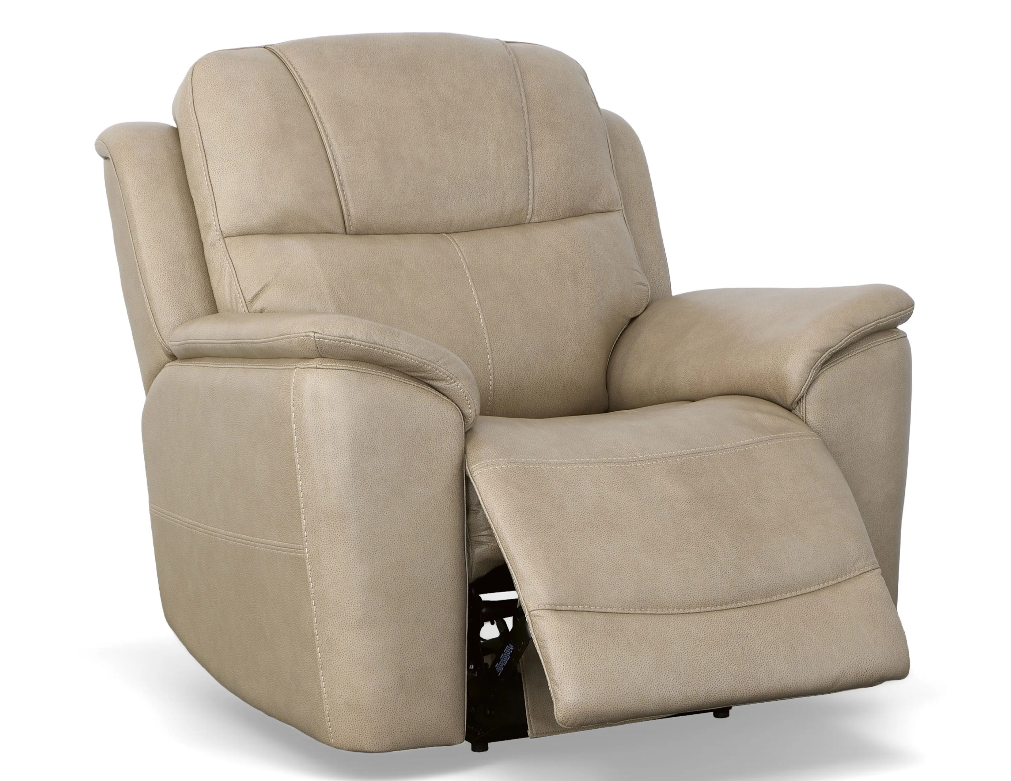 Crew Power Reclining Sofa with Power Headrests & Lumbar (Tan leather) 89" - in stock 21 Crew Power Reclining Sofa with Power Headrests & Lumbar (Tan leather) 89" - in stock