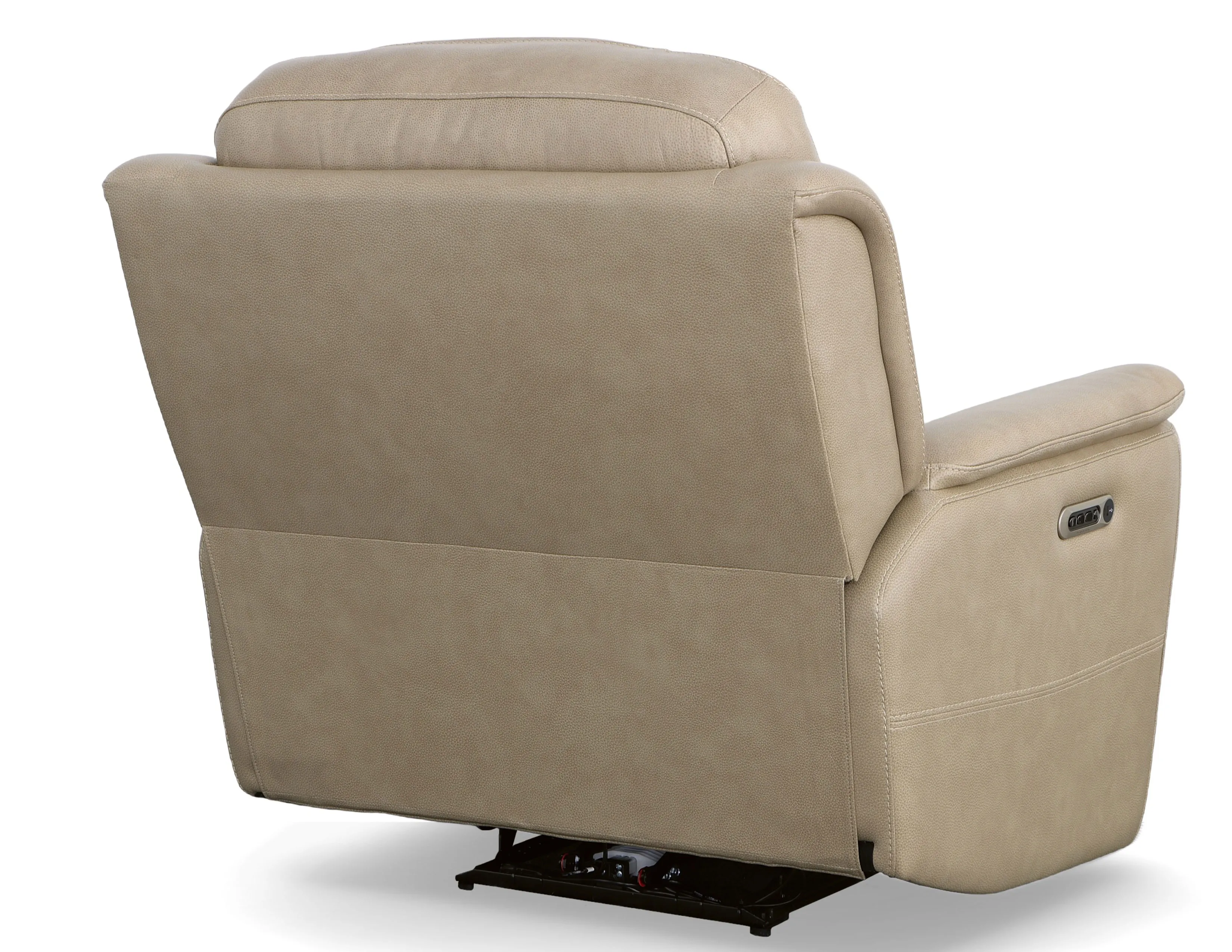 Crew Power Reclining Sofa with Power Headrests & Lumbar (Tan leather) 89" - in stock 26 Crew Power Reclining Sofa with Power Headrests & Lumbar (Tan leather) 89" - in stock
