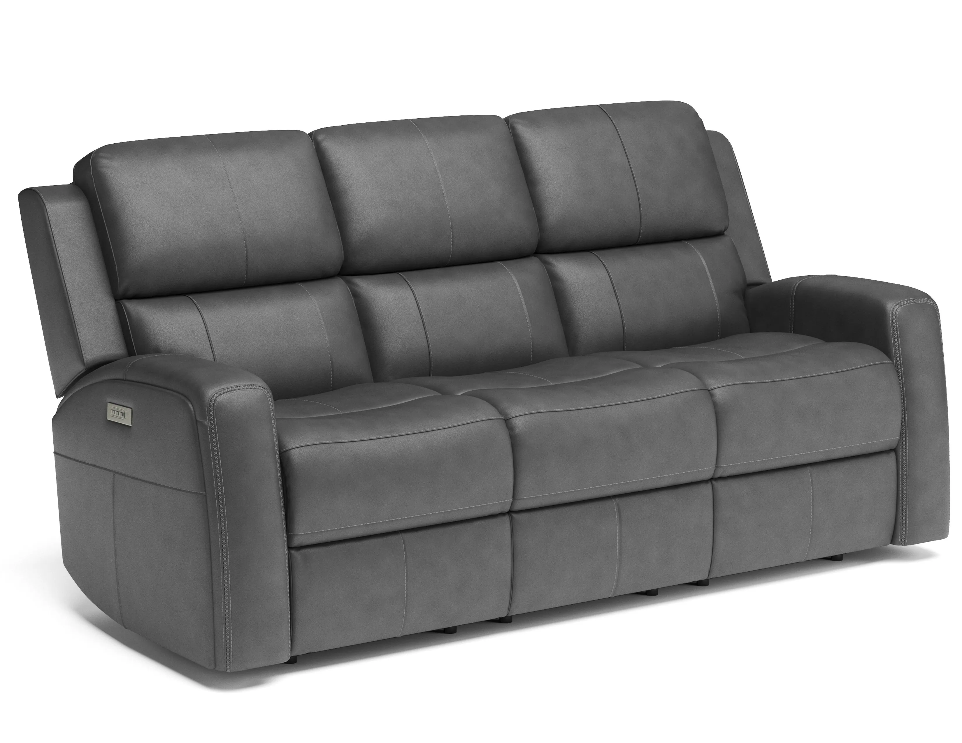 Linden Leather Power Reclining Sofa with Power Headrests and Lumbar (946-02) ZERO GRAVITY (in stock) 2 Linden Leather Power Reclining Sofa with Power Headrests and Lumbar (946-02) ZERO GRAVITY (in stock)