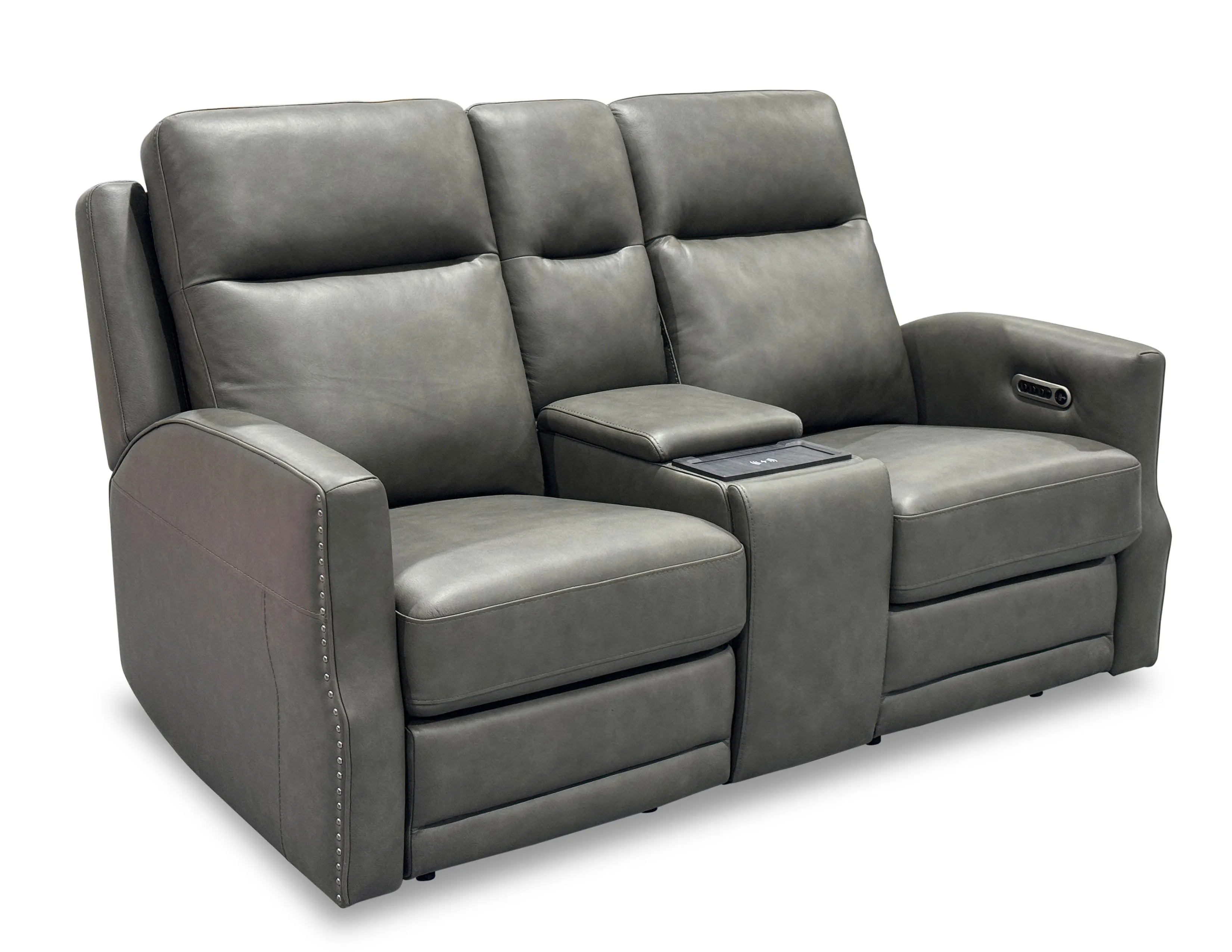 Maxwell Triple Power Zero Gravity Reclining Console Loveseat (2 colors) 2 Maxwell Triple Power Zero Gravity Reclining Console Loveseat (2 colors)