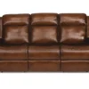 Mustang Leather Power Reclining Sofa with Power Headrests (729-70) In stock