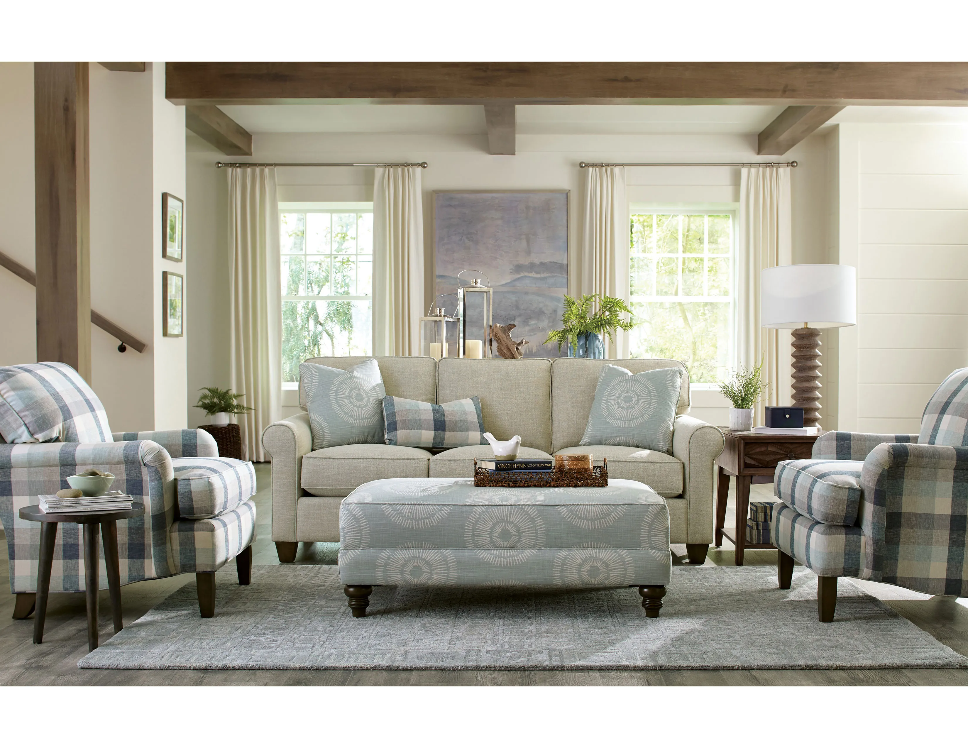 Grandville 80" or 86" Stationary Sofa (Performance fabrics) 7174 5 Grandville 80" or 86" Stationary Sofa (Performance fabrics) 7174