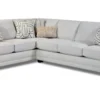 Durango Pewter Two Piece Sectional (includes pillows) - performance fabric 96" x 124"