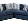 Elise Ink Three Piece Sectional  - 106" x 106" (includes pillows)