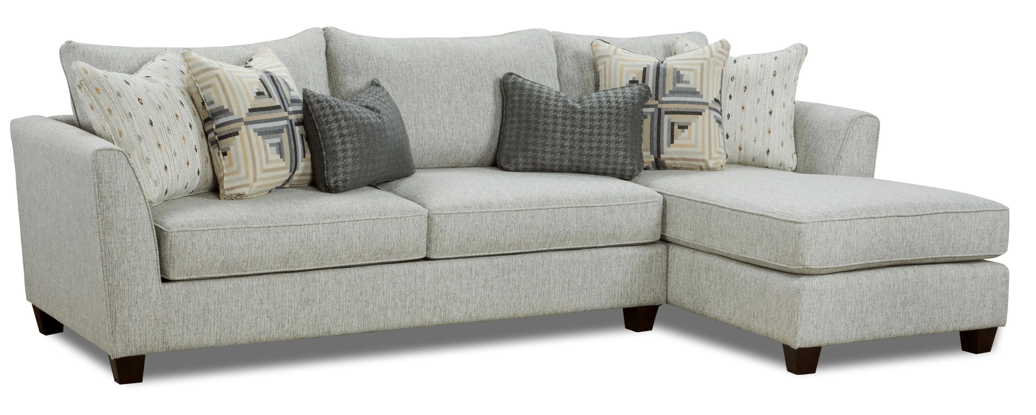 Palm Beach 114" Chaise Sofa Sectional (includes pillows) - performance fabric 1 Palm Beach 114" Chaise Sofa Sectional (includes pillows) - performance fabric