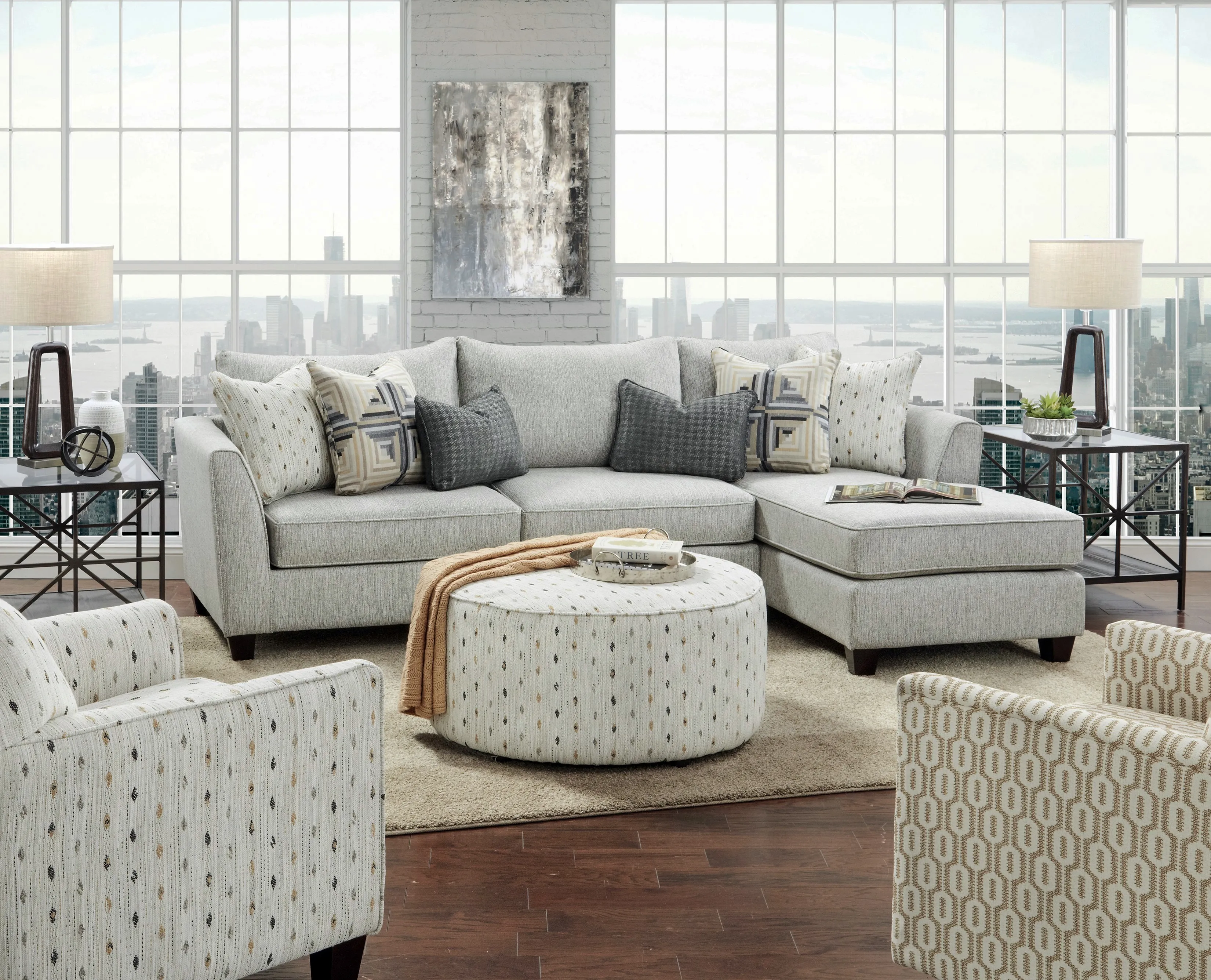 Palm Beach 114" Chaise Sofa Sectional (includes pillows) - performance fabric 5 Palm Beach 114" Chaise Sofa Sectional (includes pillows) - performance fabric
