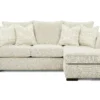 Vibrant Vision Oatmeal 95.5" Chaise Sofa - 9778 23 Vibrant Vision Oatmeal 95.5" Chaise Sofa - 9778