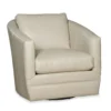 Anchorage Top-Grain Leather Swivel Chair (Leather choices) L0637