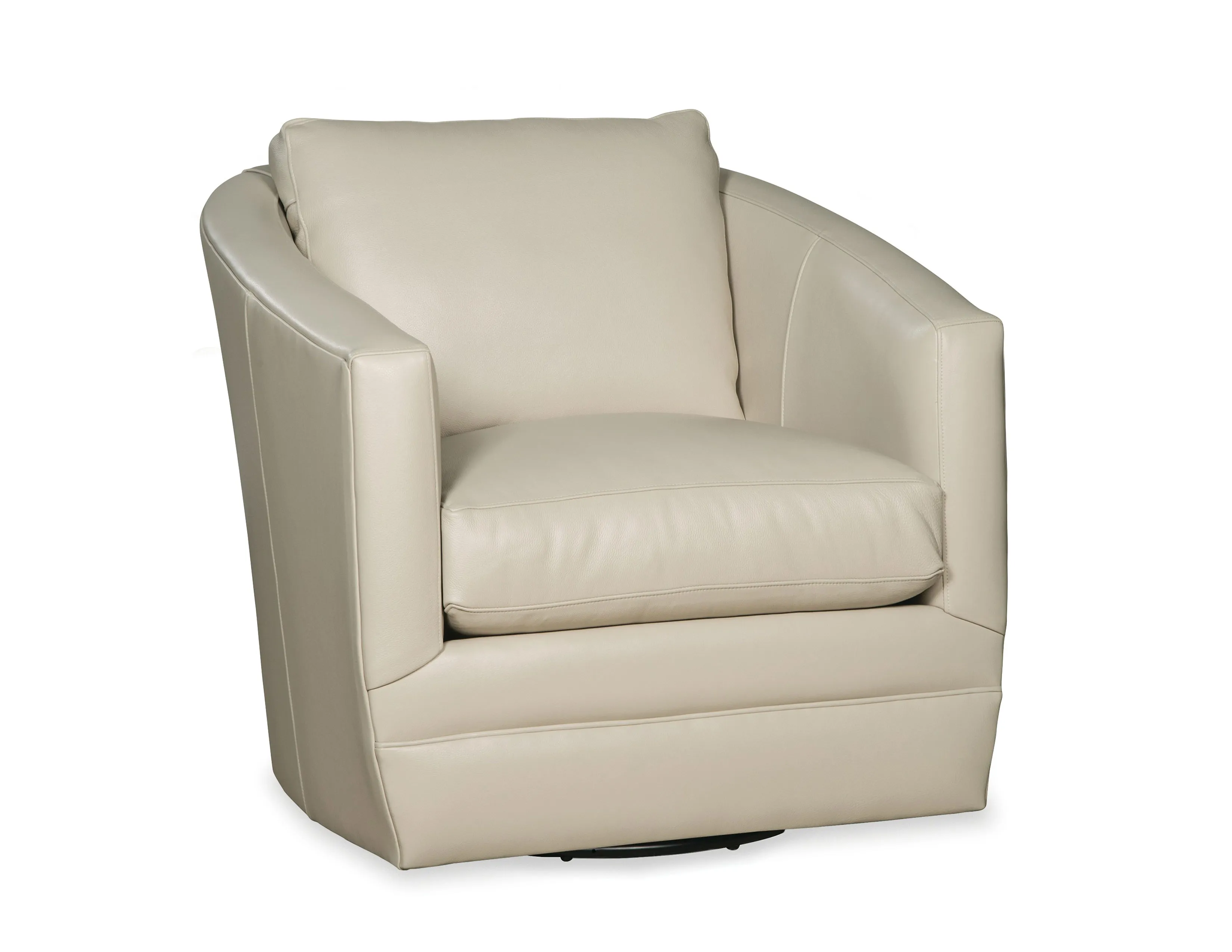 Anchorage Top-Grain Leather Swivel Chair (Leather choices) L0637 1 Anchorage Top-Grain Leather Swivel Chair (Leather choices) L0637
