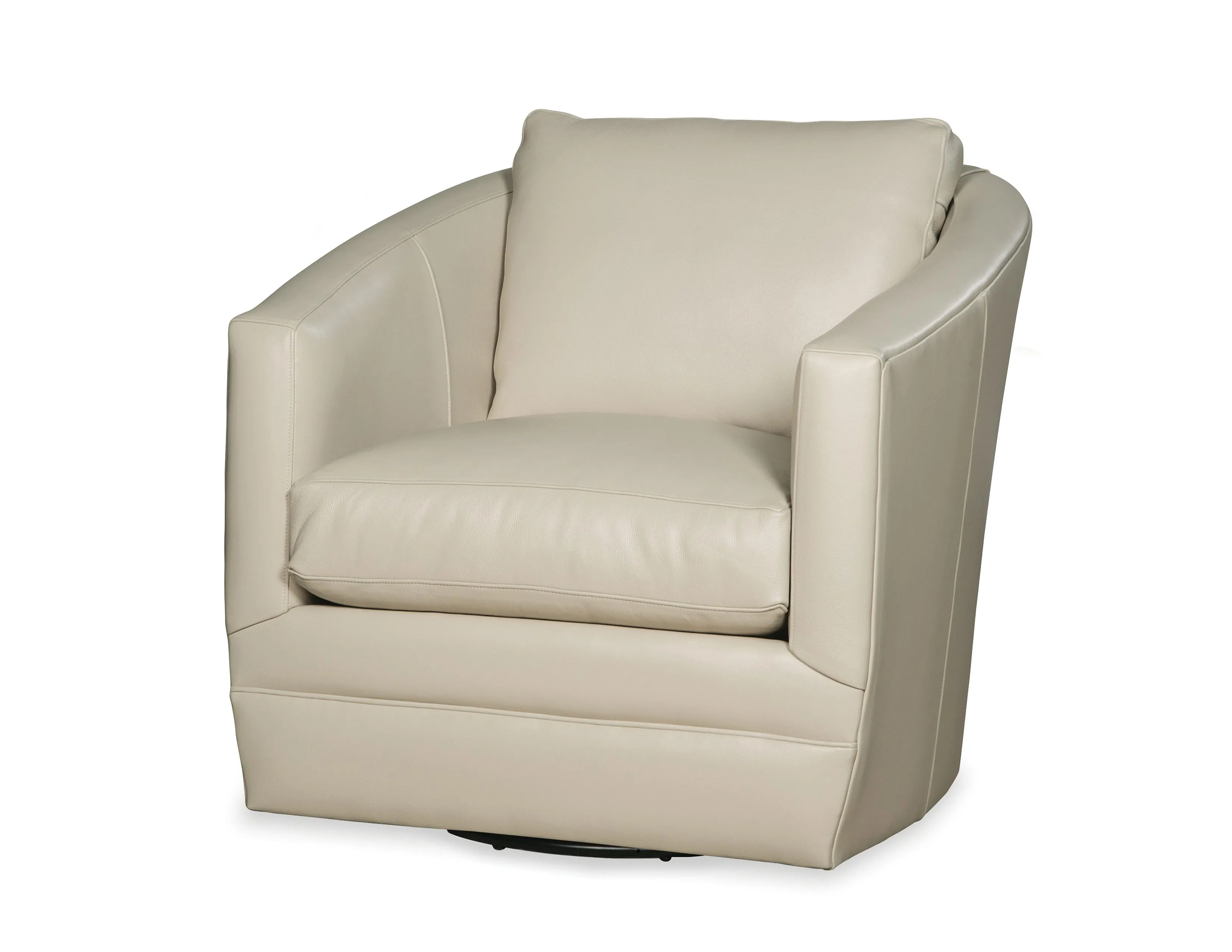 Anchorage Top-Grain Leather Swivel Chair (Leather choices) L0637 2 Anchorage Top-Grain Leather Swivel Chair (Leather choices) L0637