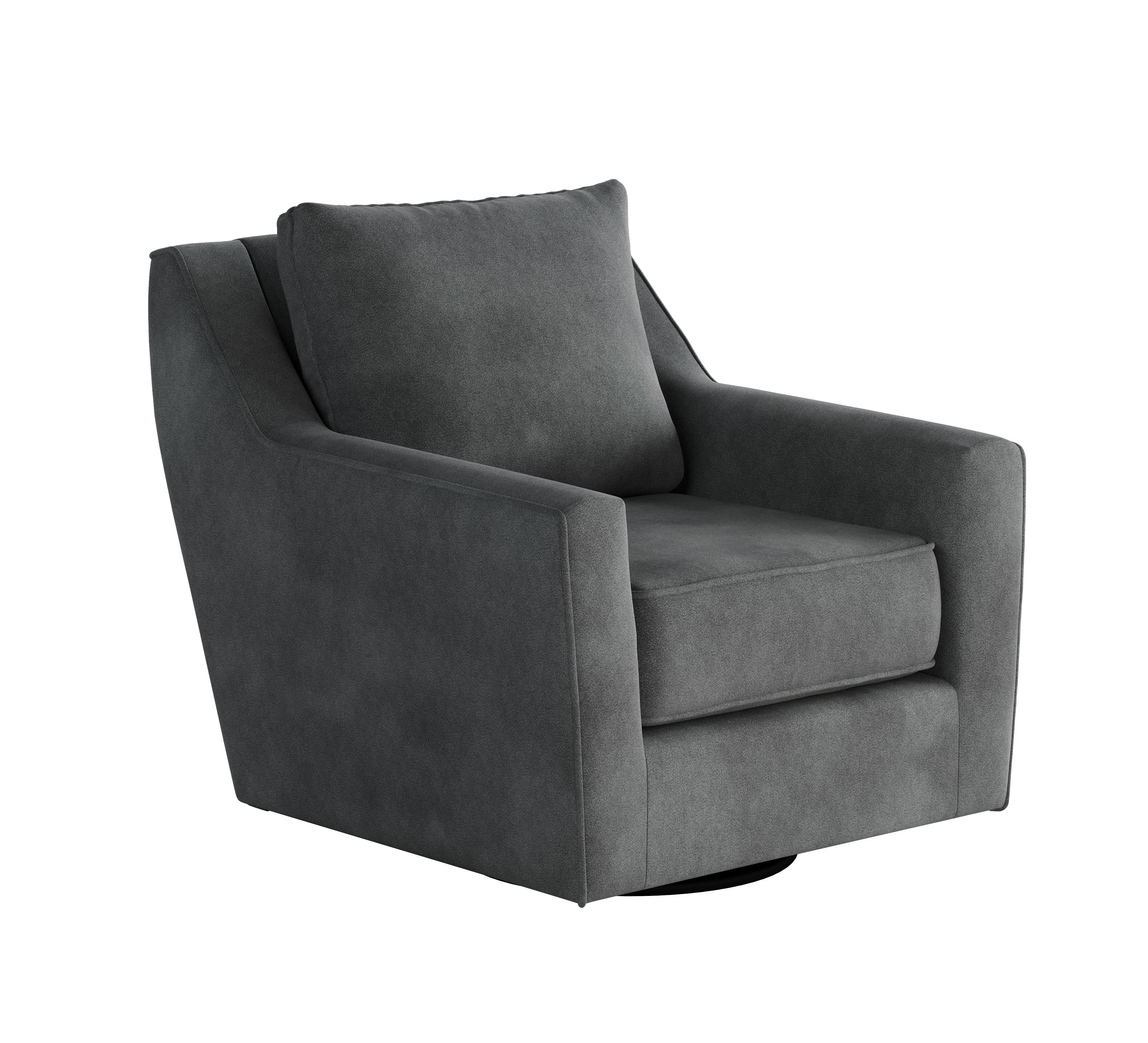 Bella Asphalt Accent Chair 01-02-C (swivel glider available) 3 Bella Asphalt Accent Chair 01-02-C (swivel glider available)