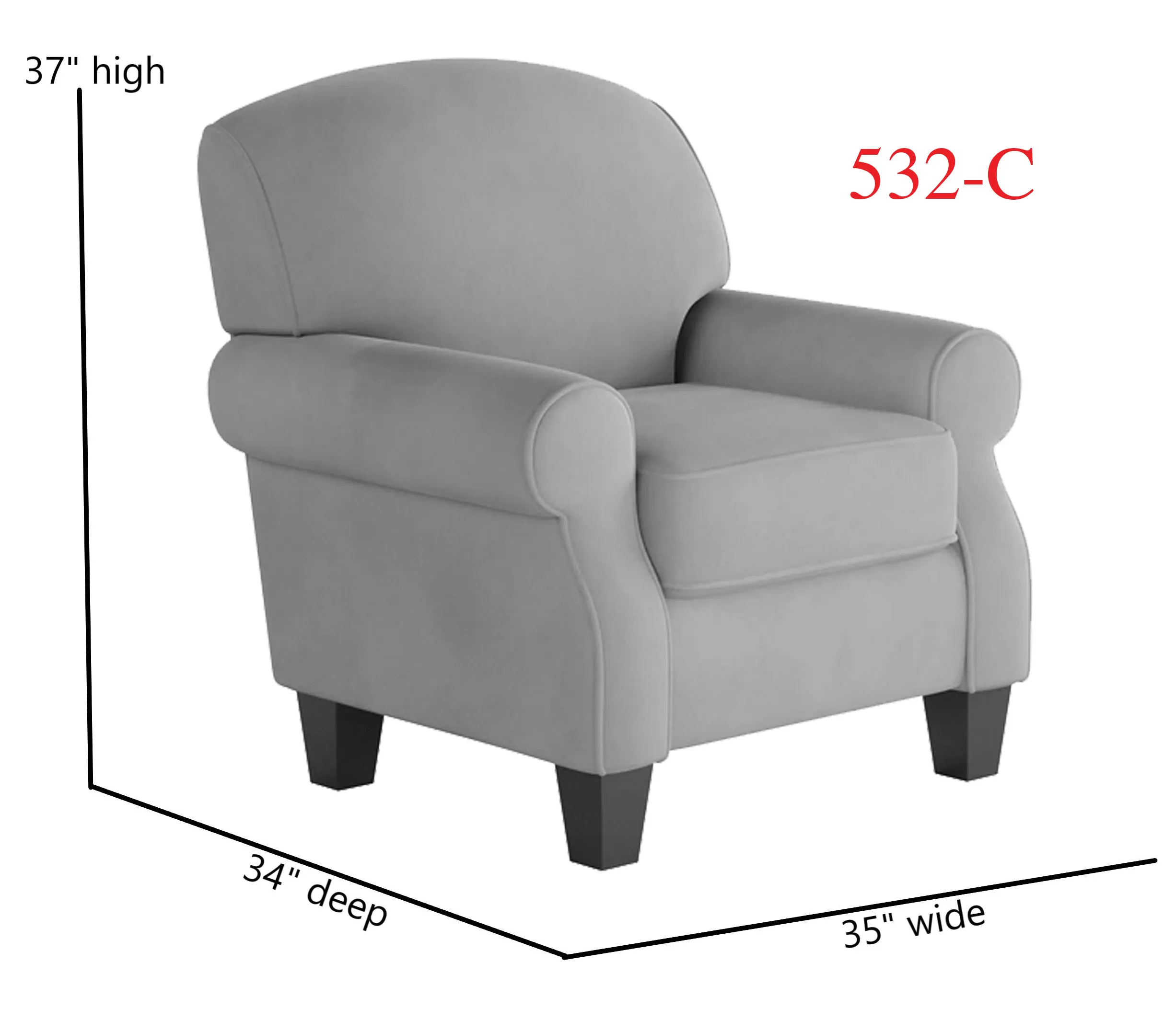 Bella Blush Accent Chair (eight styles available) 19 Bella Blush Accent Chair (eight styles available)