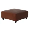 Bella Burnt Orange 38" Square Cocktail Ottoman - 109-C 19 Bella Burnt Orange 38" Square Cocktail Ottoman - 109-C