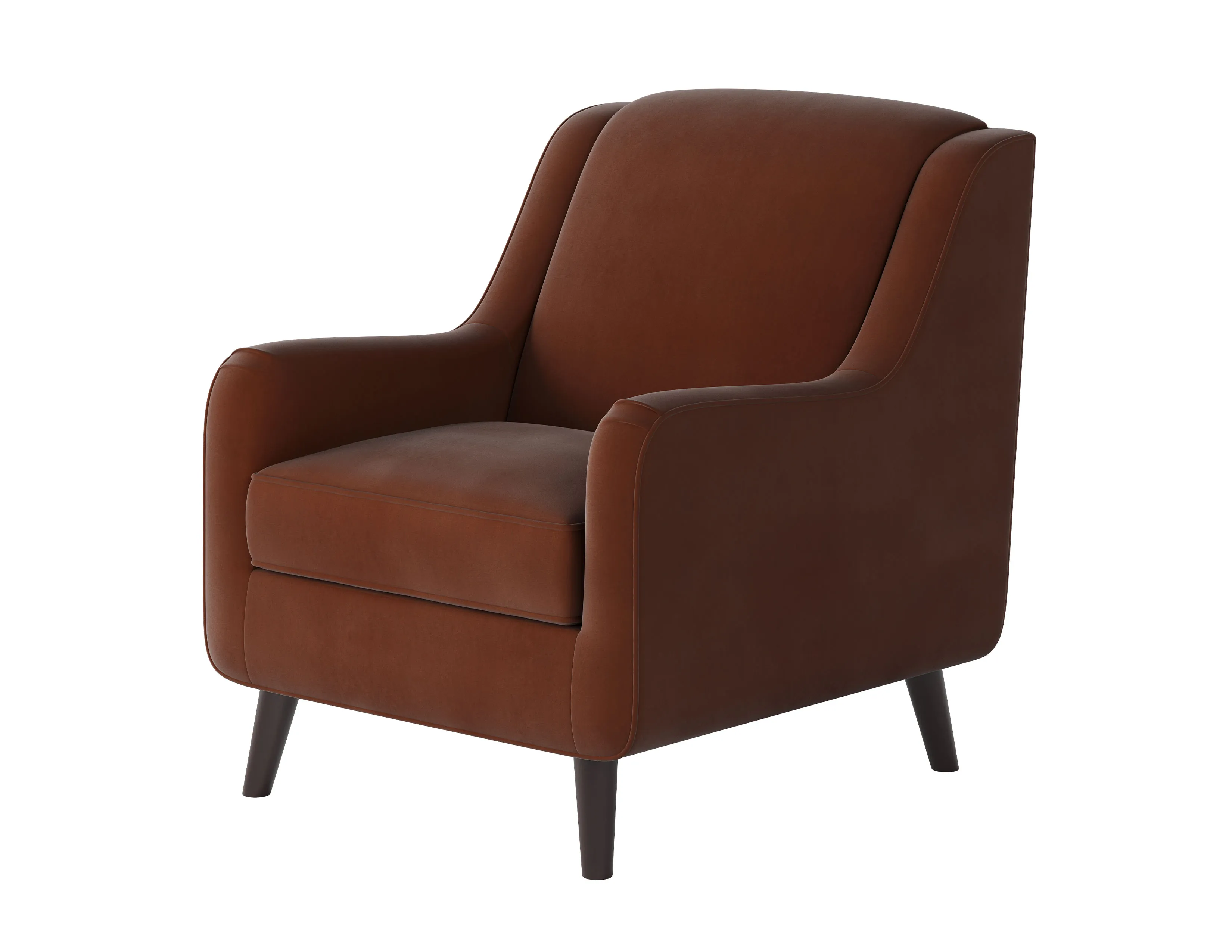 Bella Burnt Orange Accent Chair 240C 2 Bella Burnt Orange Accent Chair 240C