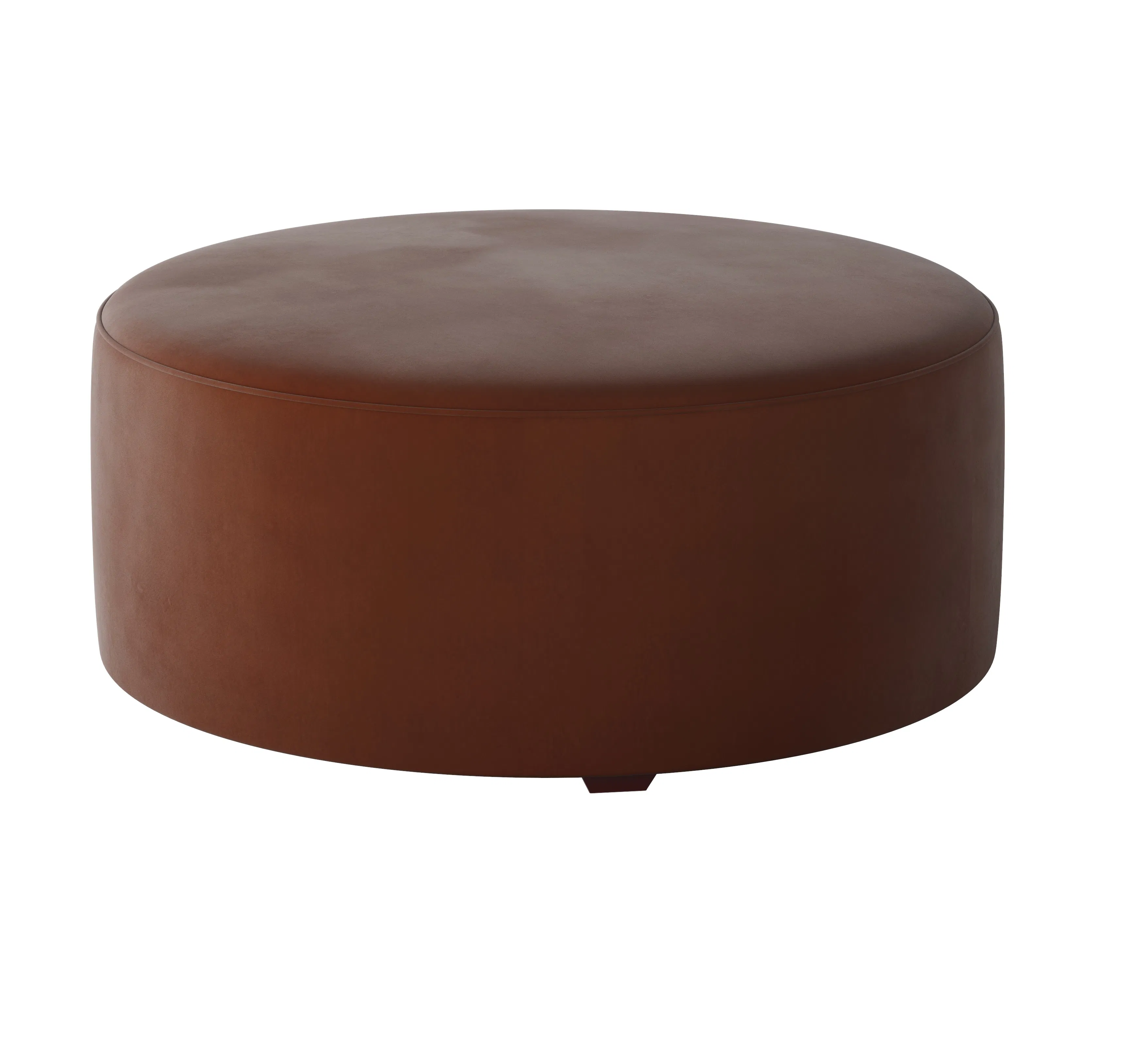 Bella Burnt Orange Cocktail Ottomans (square - round - rectangular) your choice 6 Bella Burnt Orange Cocktail Ottomans (square - round - rectangular) your choice