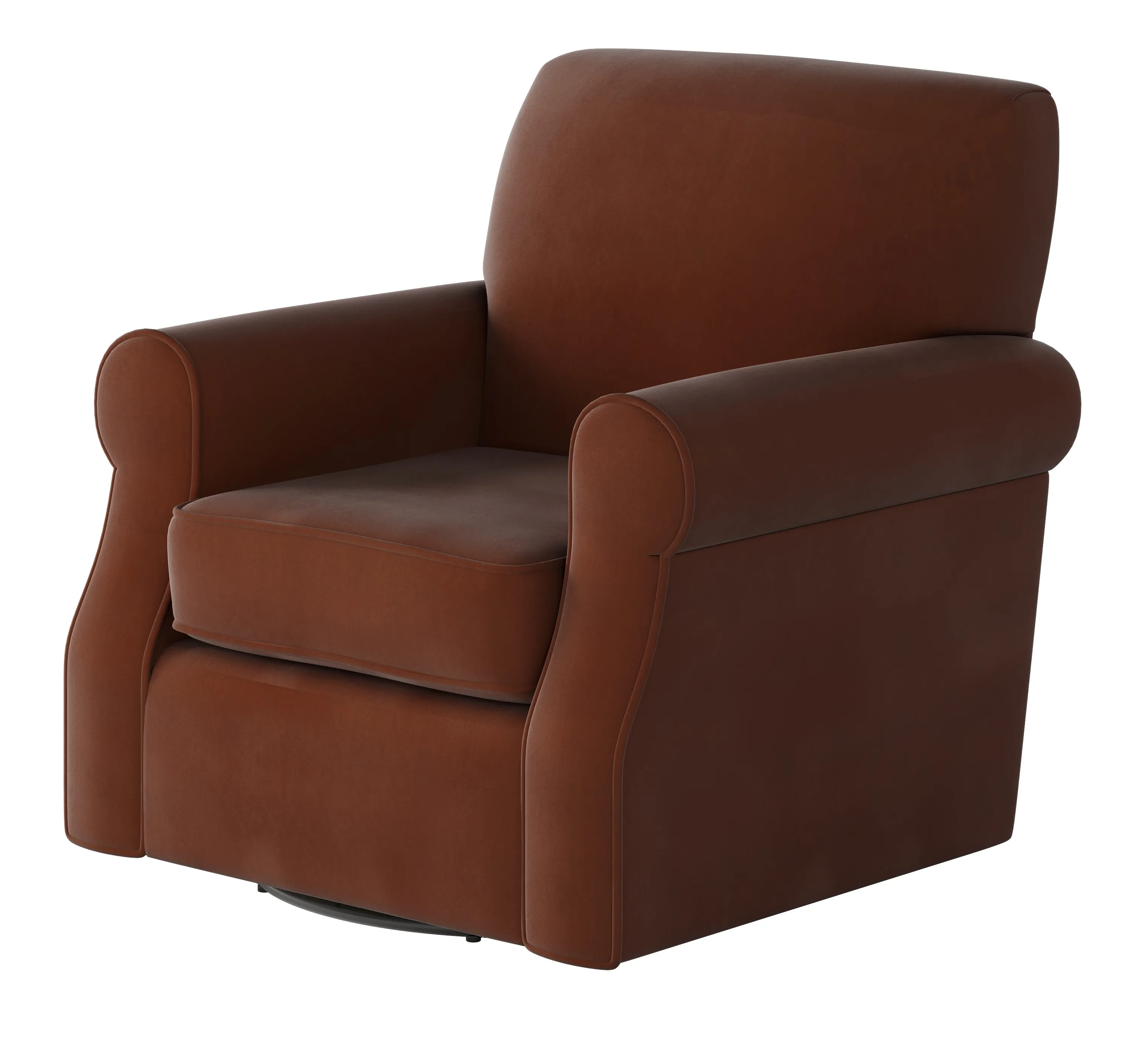Bella Burnt Orange Swivel Glider Chairs (four styles available) 3 Bella Burnt Orange Swivel Glider Chairs (four styles available)
