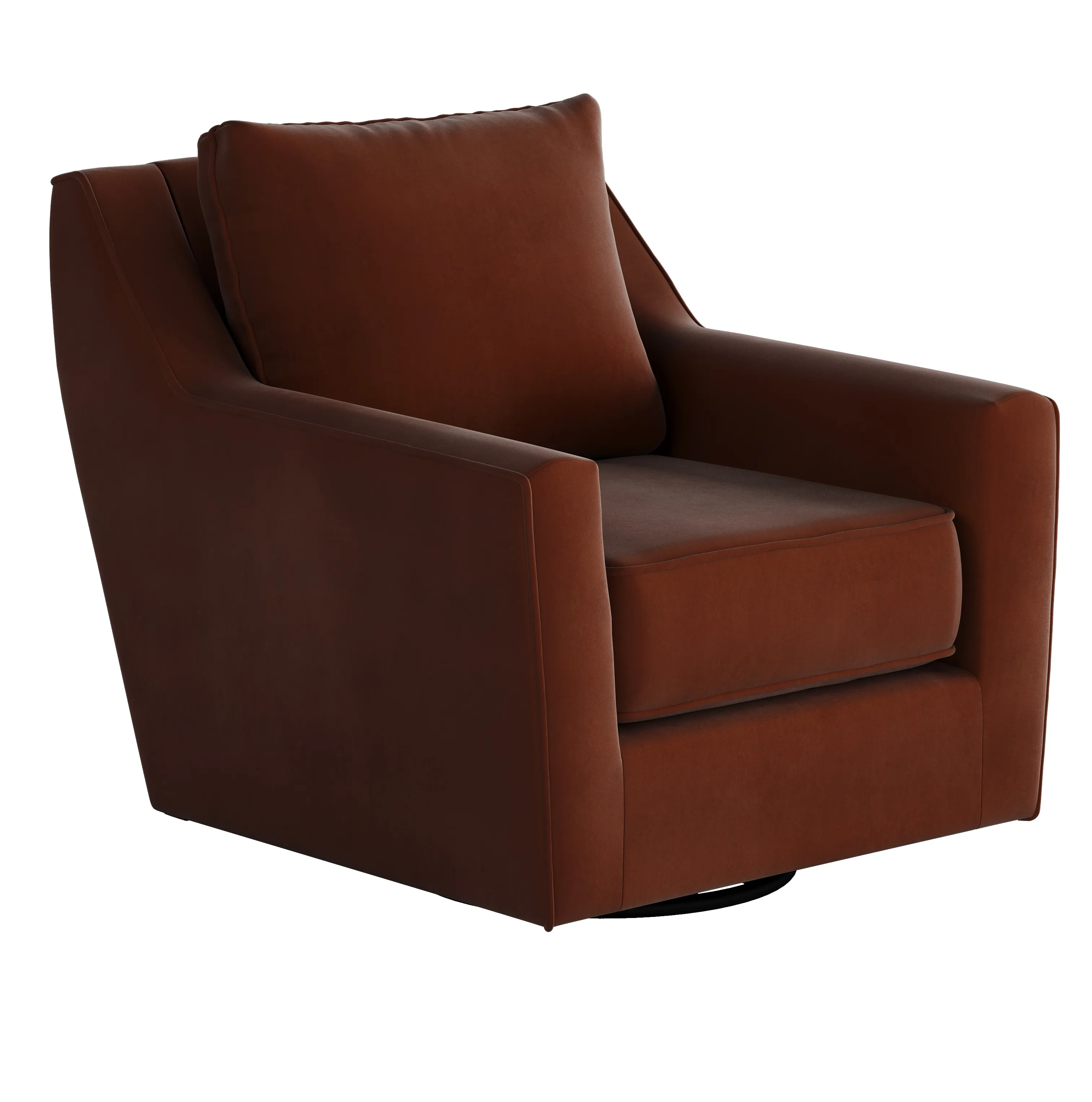 Bella Burnt Orange Swivel Glider Chairs (four styles available) 6 Bella Burnt Orange Swivel Glider Chairs (four styles available)
