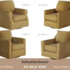 Bella Harvest Swivel and Swivel Glider Chairs (four styles available)