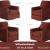 Bella Rouge Swivel and Swivel Glider Chairs (four styles available)