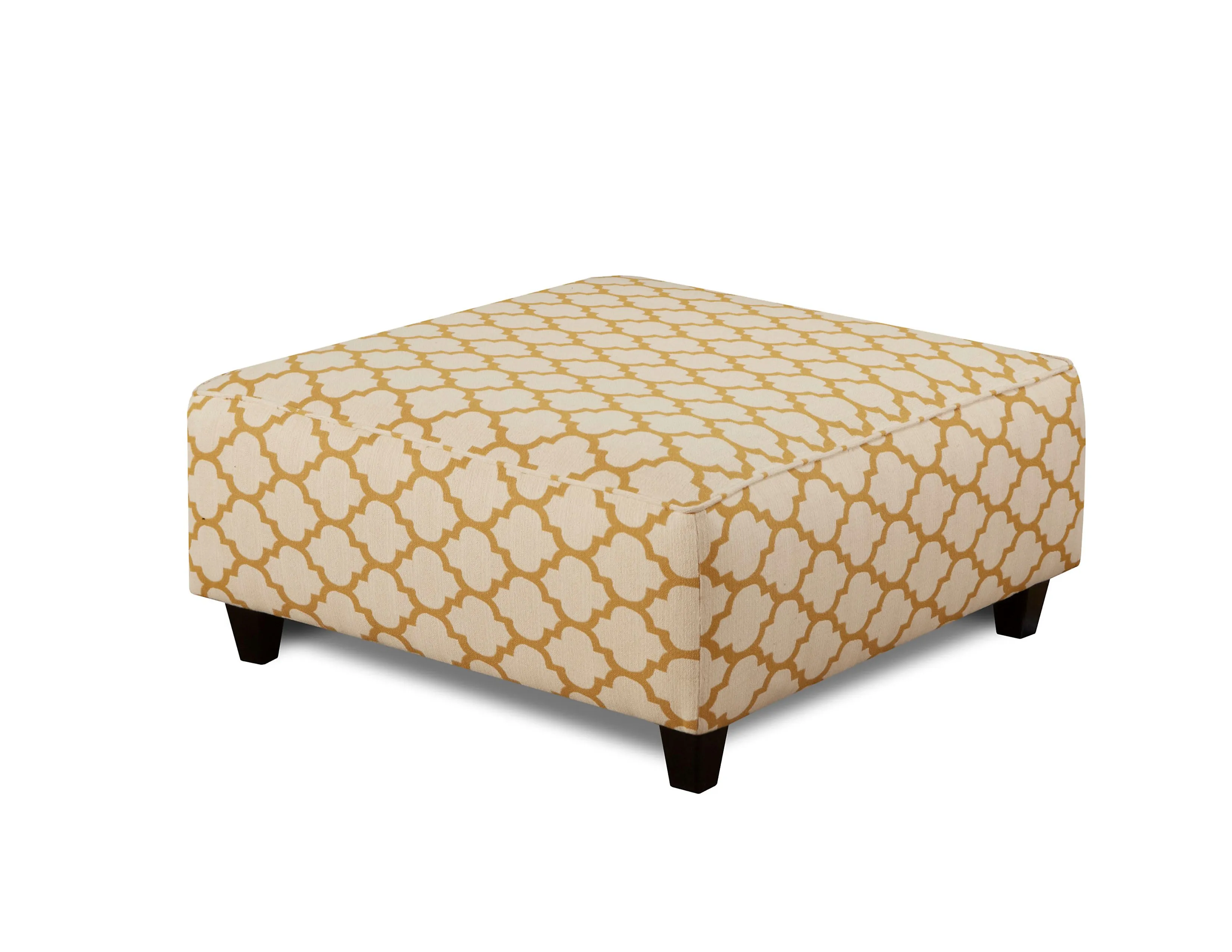 Cash Citrine 38" Square Cocktail Ottoman - 109 1 Cash Citrine 38" Square Cocktail Ottoman - 109