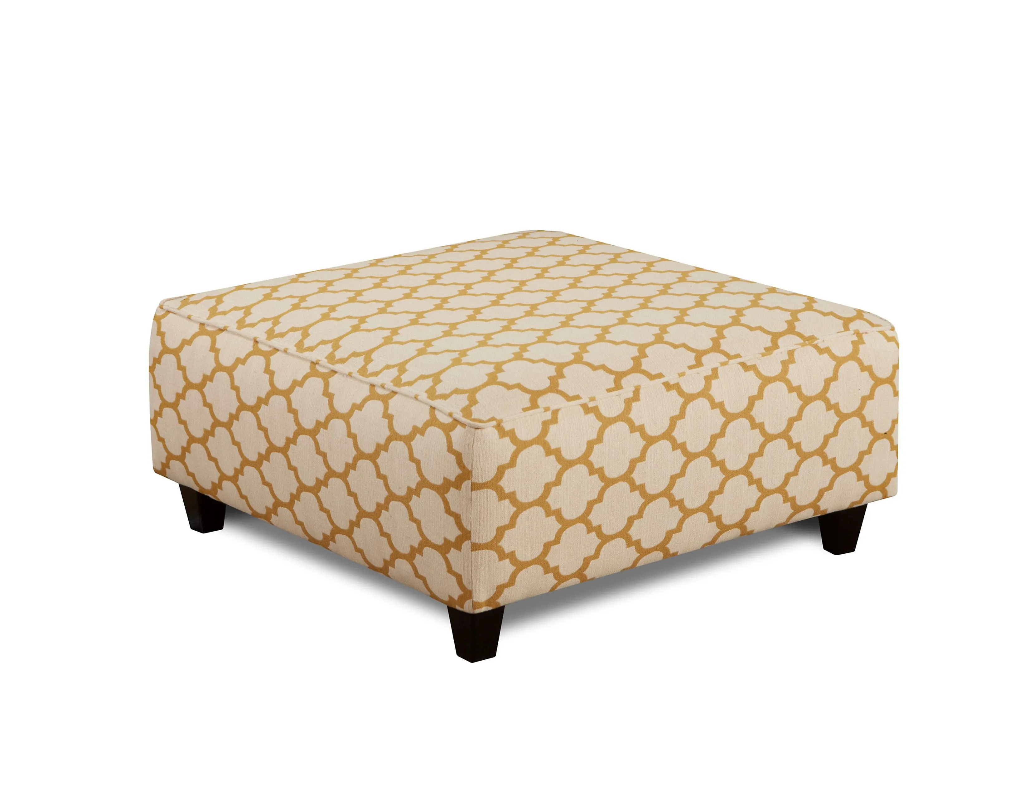 Cash Citrine 38" Square Cocktail Ottoman - 109 2 Cash Citrine 38" Square Cocktail Ottoman - 109
