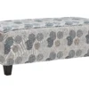 Dew Drop Lake 24" x 49" Cocktail Ottoman - 100