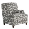 Doggie Graphite Accent Chair - 01-02-C