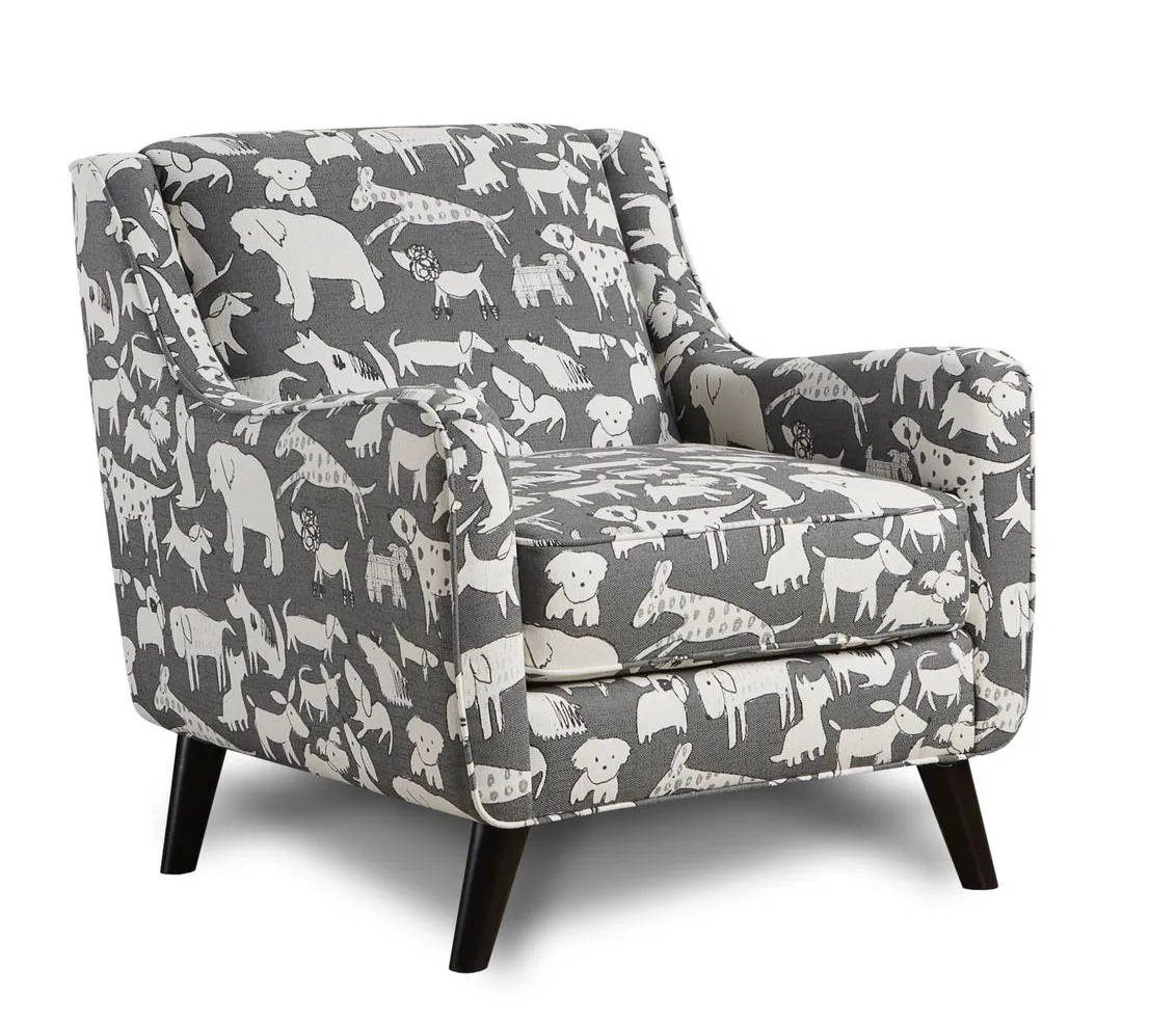 Doggie Graphite Accent Chair 240 (performance fabric) 1 Doggie Graphite Accent Chair 240 (performance fabric)