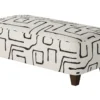 Fossil Ebony 24" x 49" Rectangular Cocktail Ottoman (Performance fabric) 18 Fossil Ebony 24" x 49" Rectangular Cocktail Ottoman (Performance fabric)