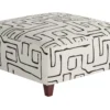 Fossil Ebony 38" Square Cocktail Ottoman - 109-C (Performance fabric) 13 Fossil Ebony 38" Square Cocktail Ottoman - 109-C (Performance fabric)