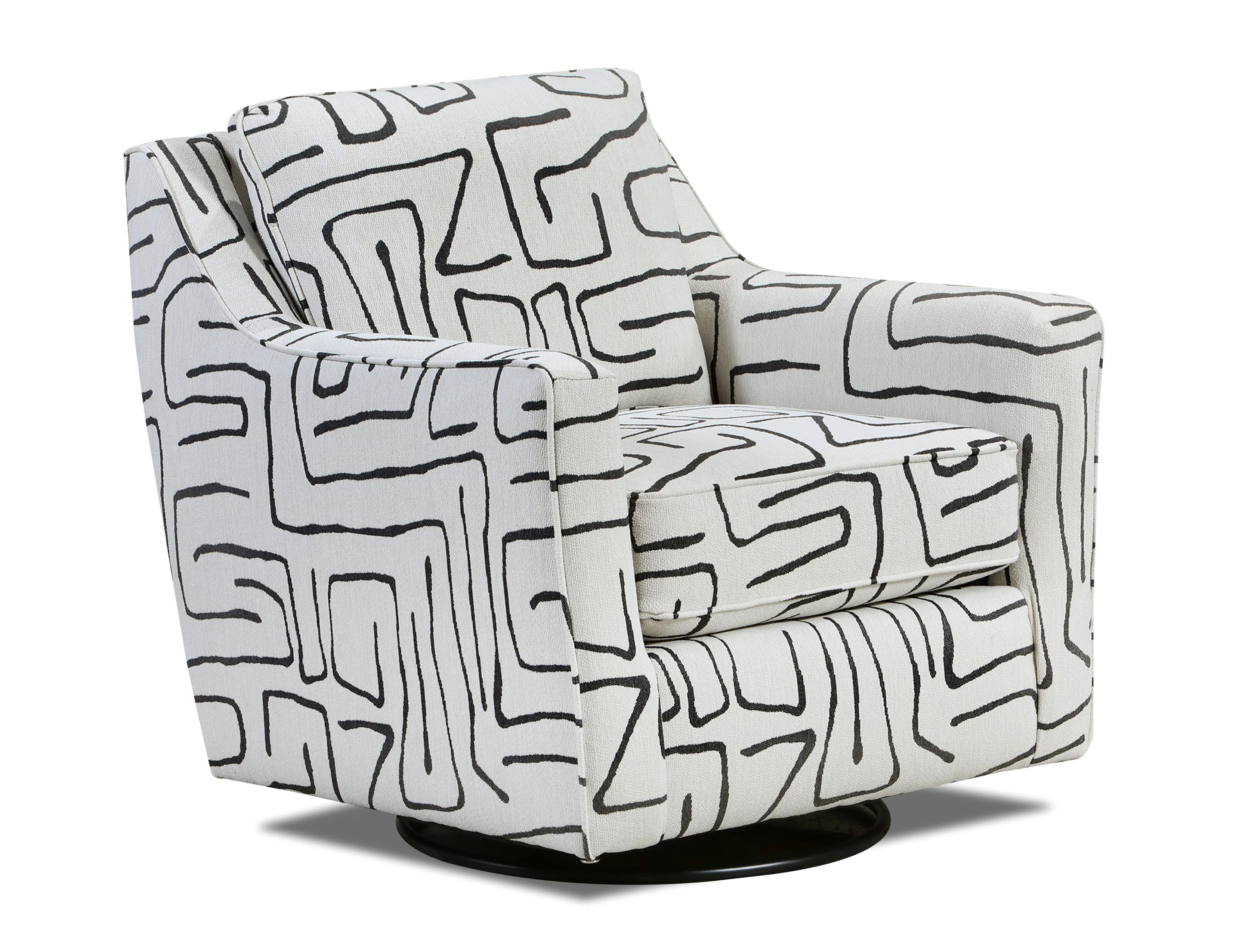 Fossil Ebony Round or Square Cocktail Ottoman (performance fabric) 4 Fossil Ebony Round or Square Cocktail Ottoman (performance fabric)