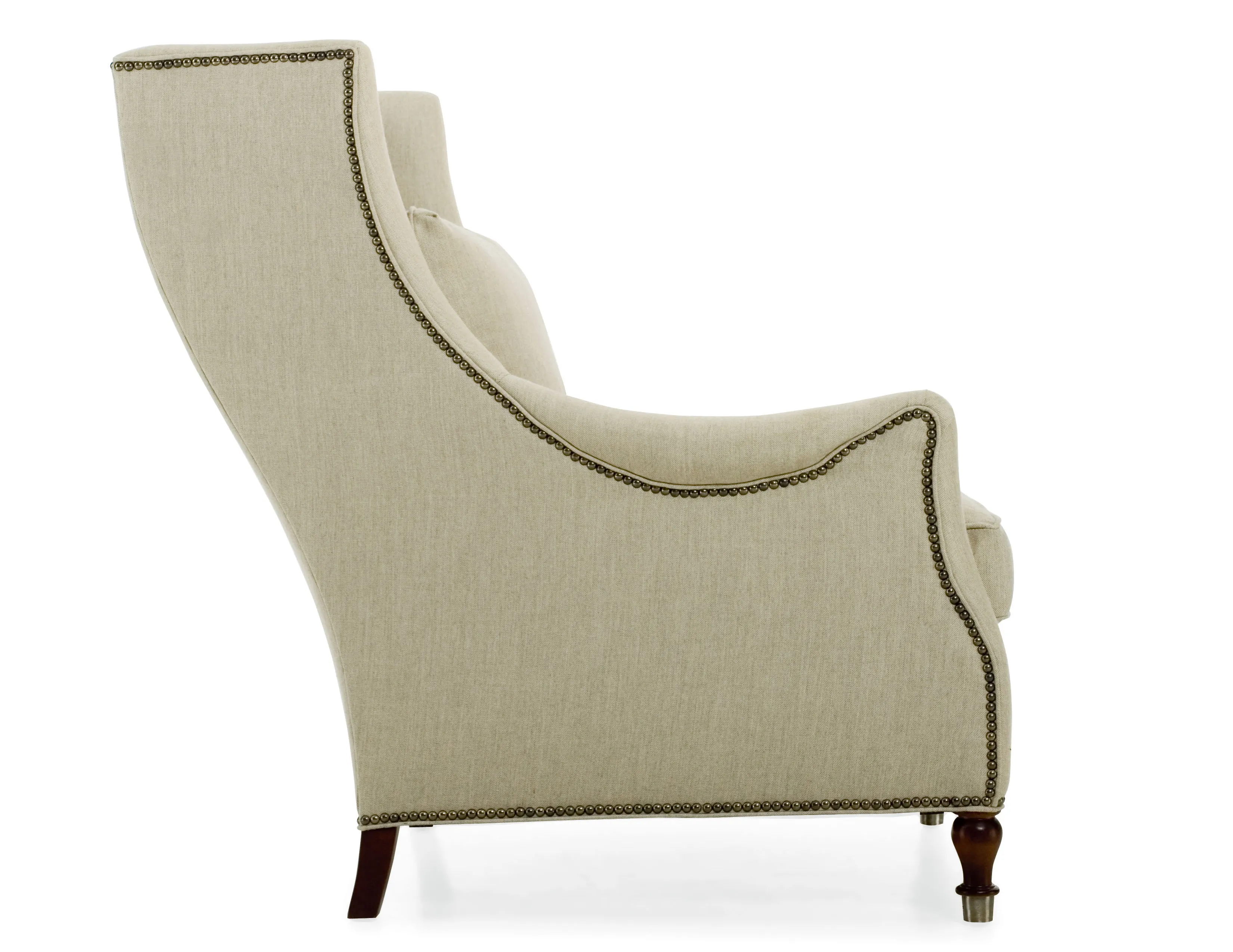 Gaston Nail Head Wing Chair (+75 fabrics) 2 Gaston Nail Head Wing Chair (+75 fabrics)