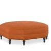 Gaston Hexagonal Nail Head Ottoman (+75 fabrics)